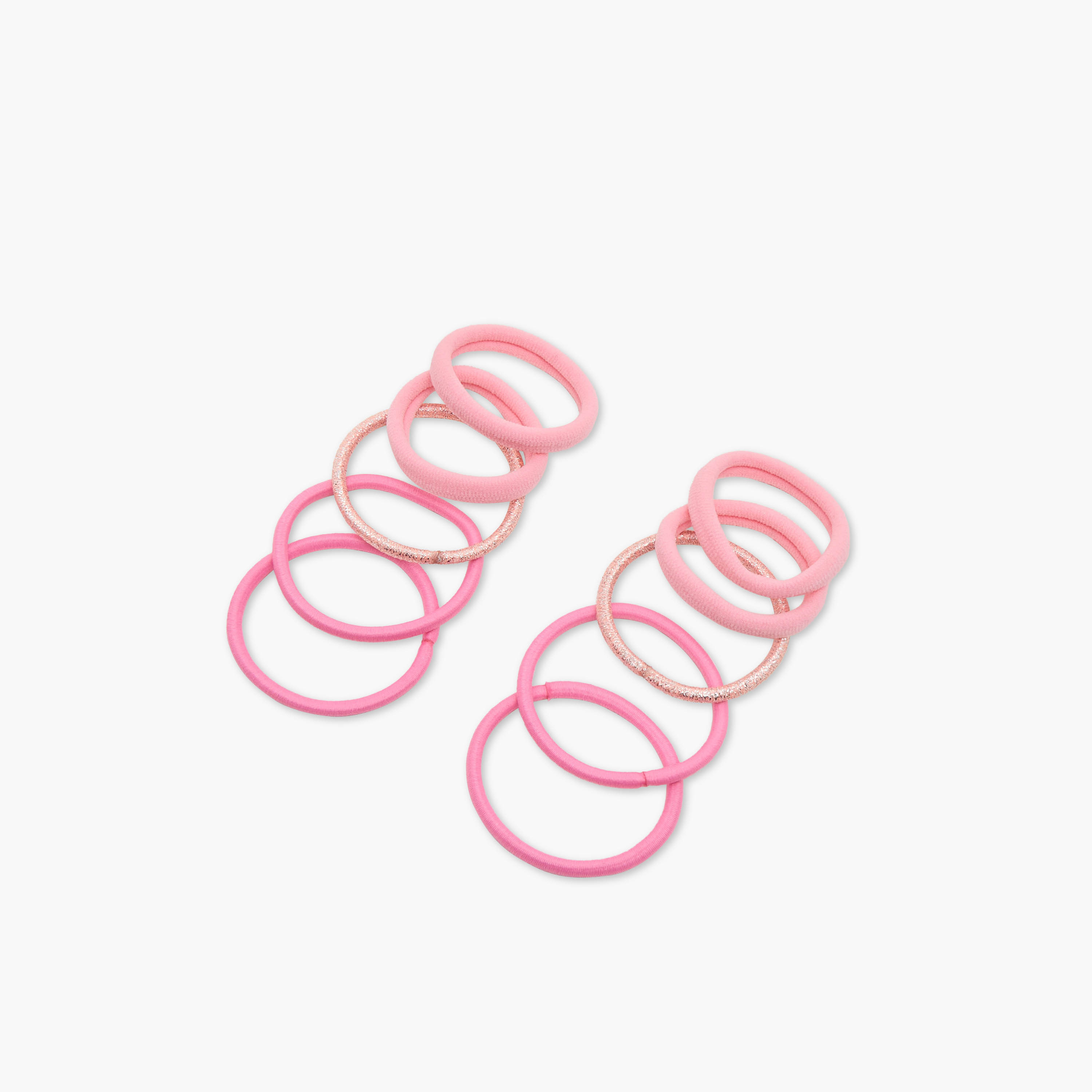 طقم مشابك وأربطة شعر سادة 16 قطعة من تشارمز-girls-accessories-hairaccessories-image-2