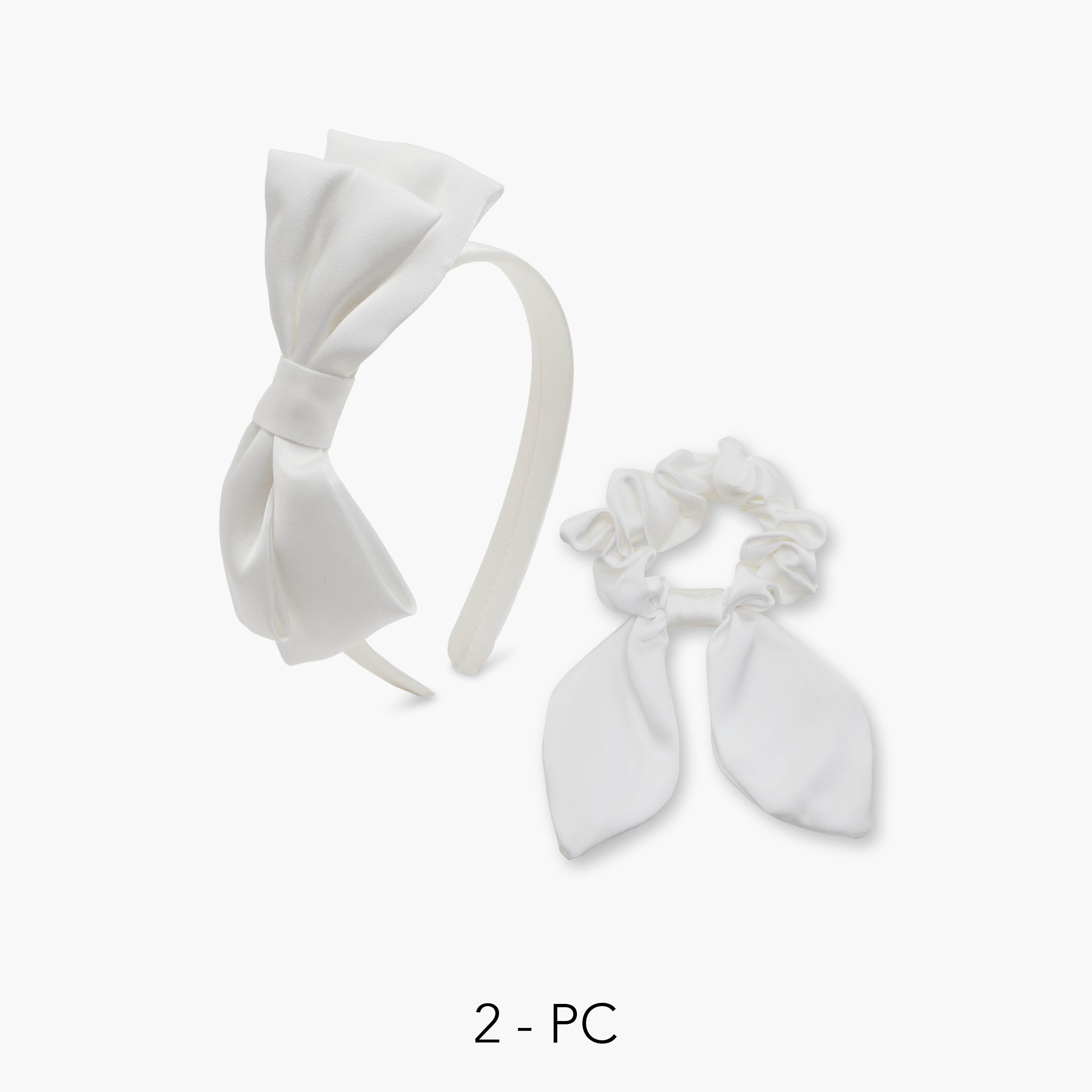 Charmz Bow Accent Hairband and Scrunchie Set-girls-accessories-hairaccessories-image-1