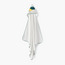 Juniors 2-Piece Mushroom Embroidered Hooded Towel Set - 75x75 cm-baby-bathandcare-towels-image-3