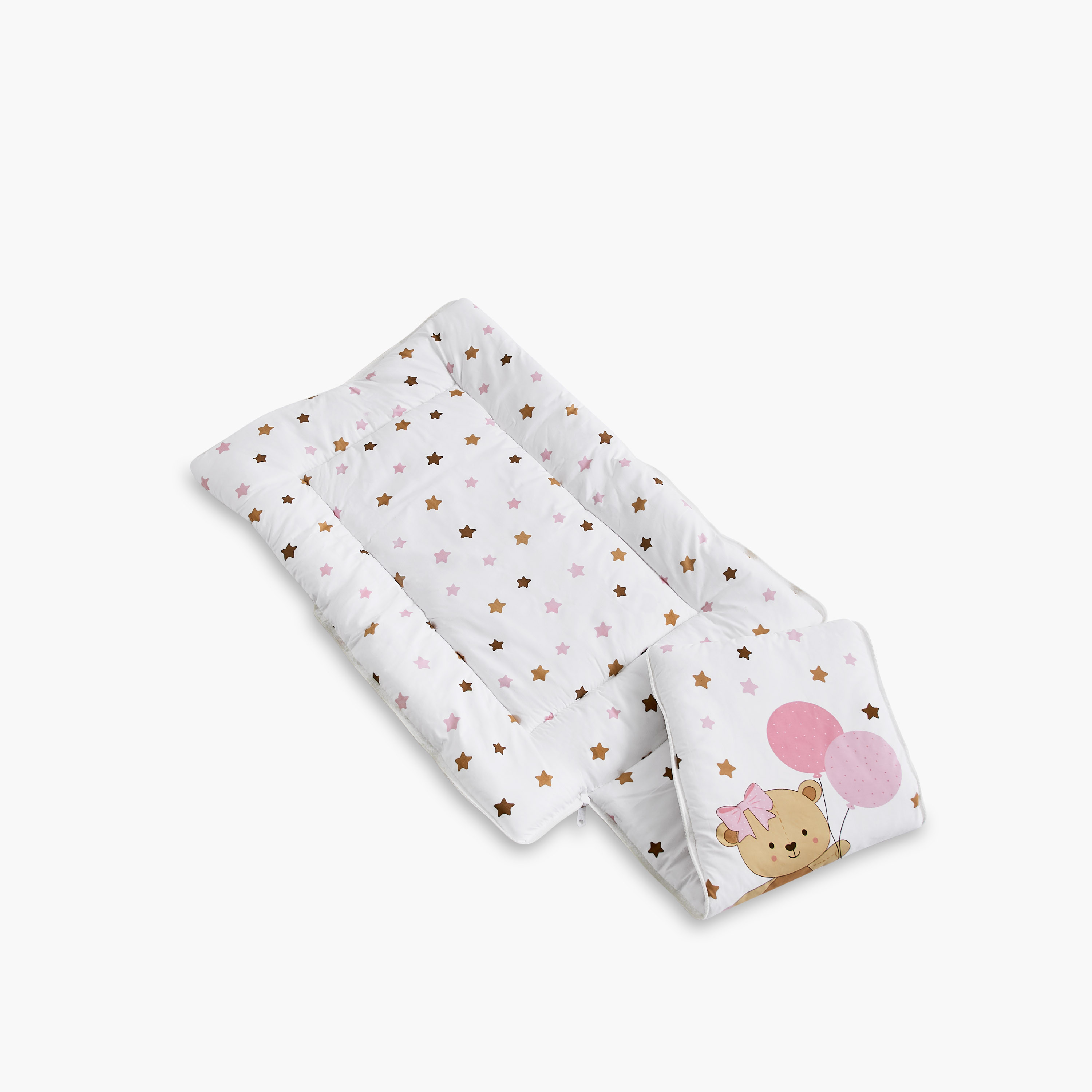 Juniors Baby Hooded Nest Bag with Zip Closure, 49x72 cm-baby-nursery-babybedding-image-6