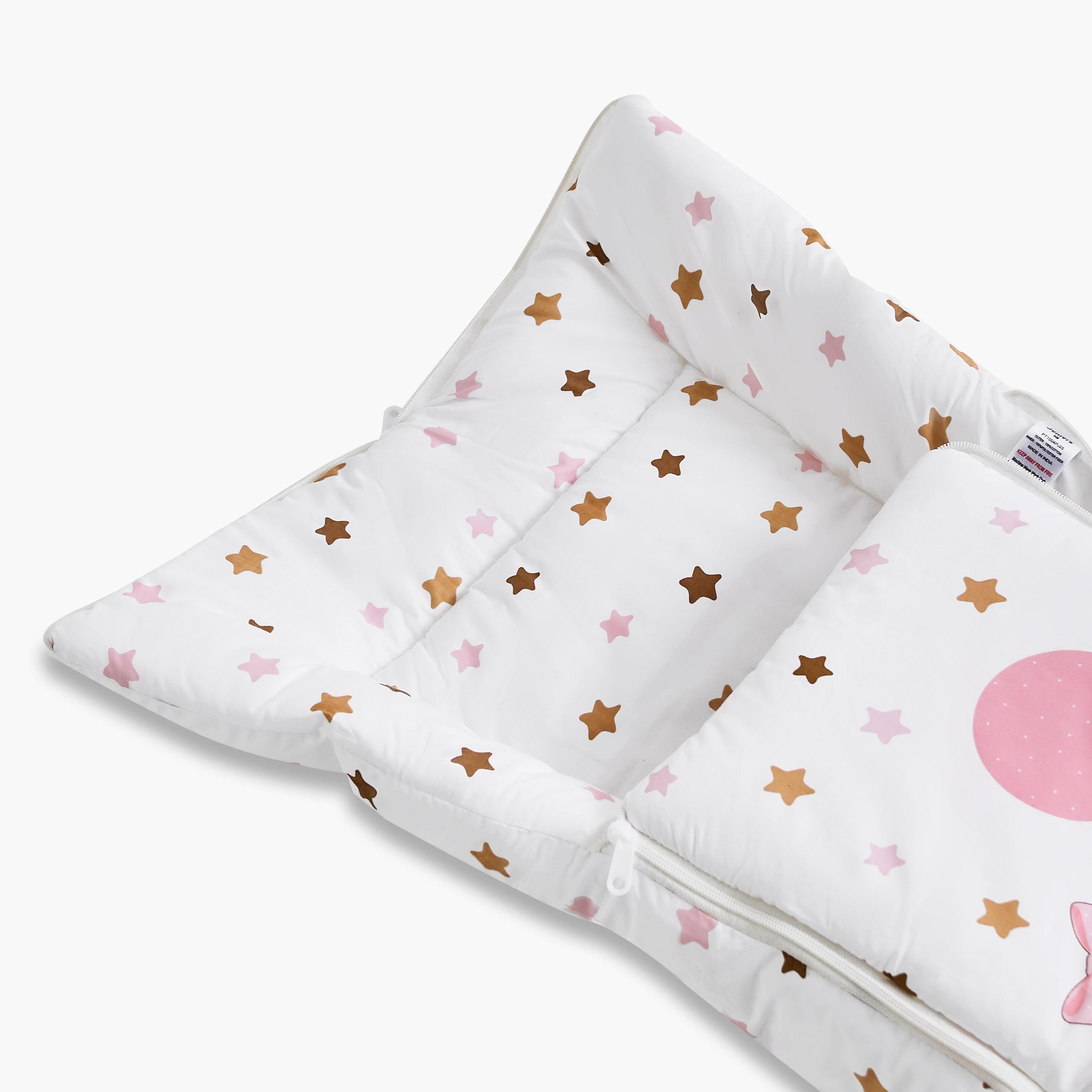 Juniors Baby Hooded Nest Bag with Zip Closure, 49x72 cm-baby-nursery-babybedding-image-7
