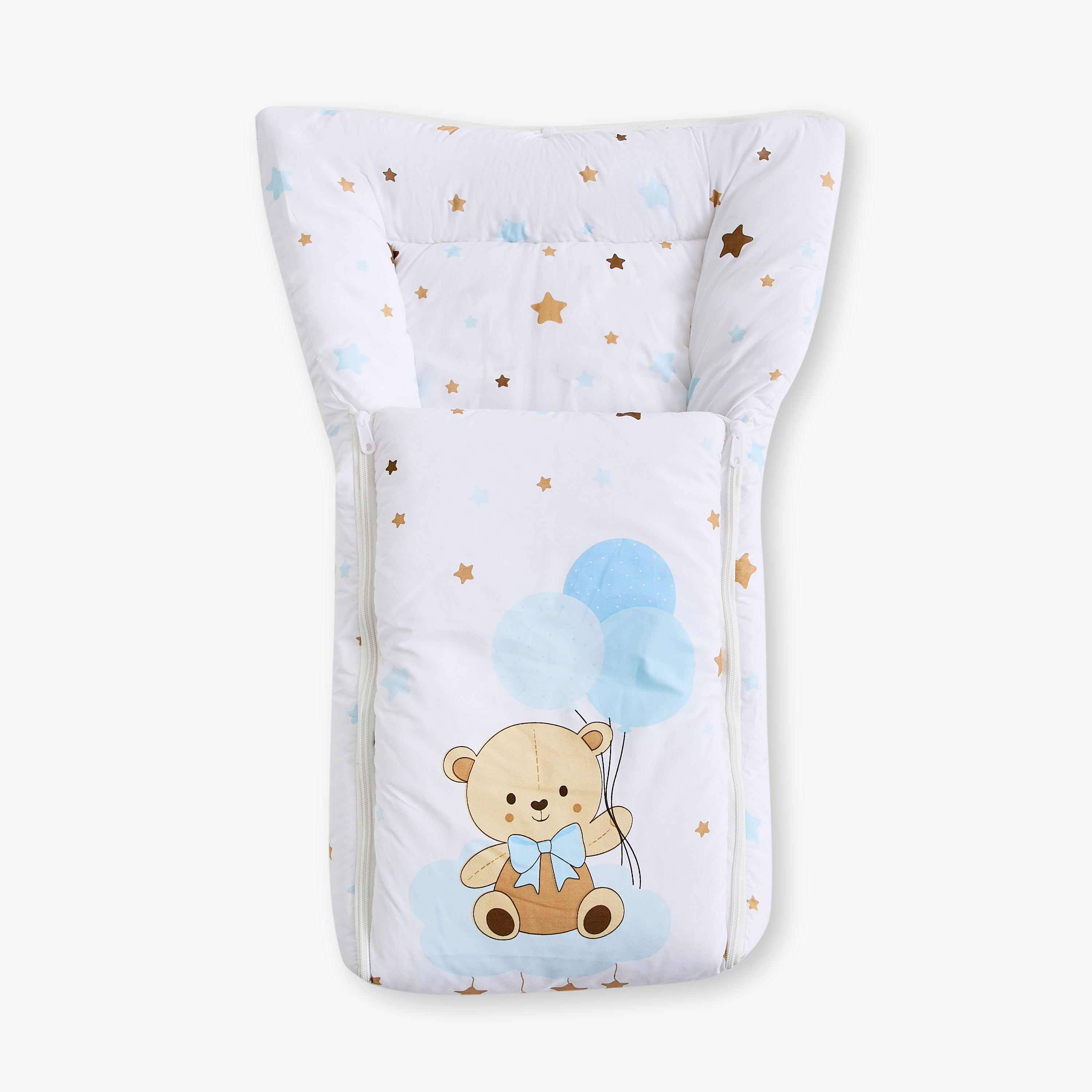 Juniors Baby Sleeping Bag with Bear Print - 0 Months+-baby-nursery-babybedding-image-5