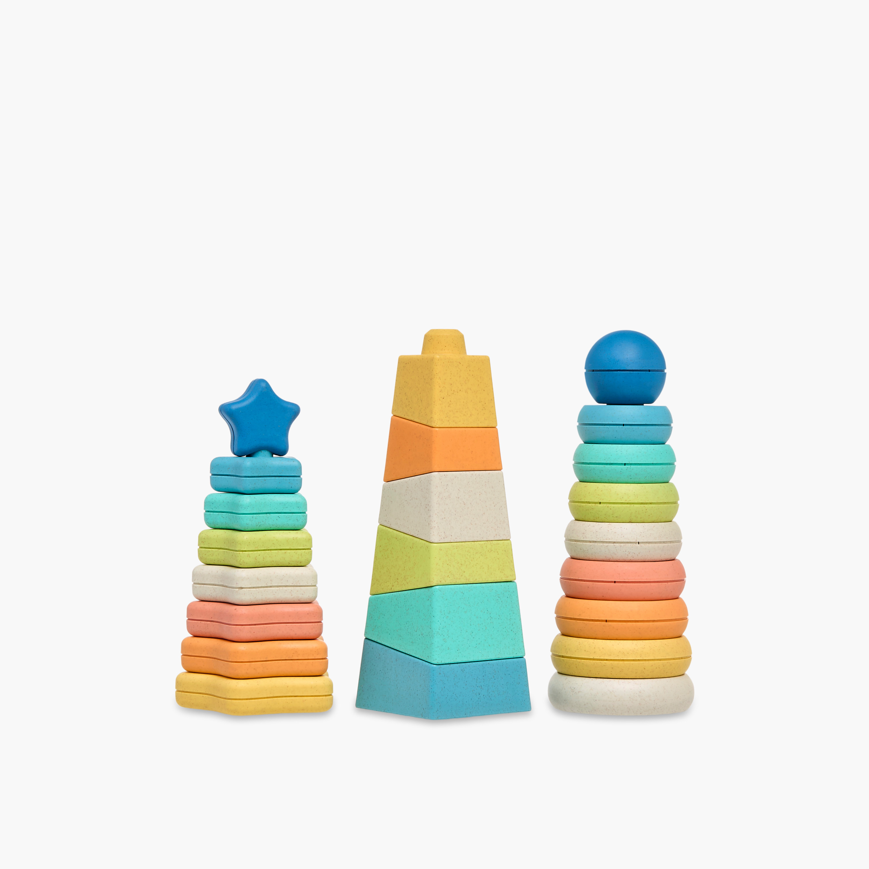 Juniors Ring and Star Stacking Tower-toys-babyandtoddlertoys-stackingandnestingtoys-image-1