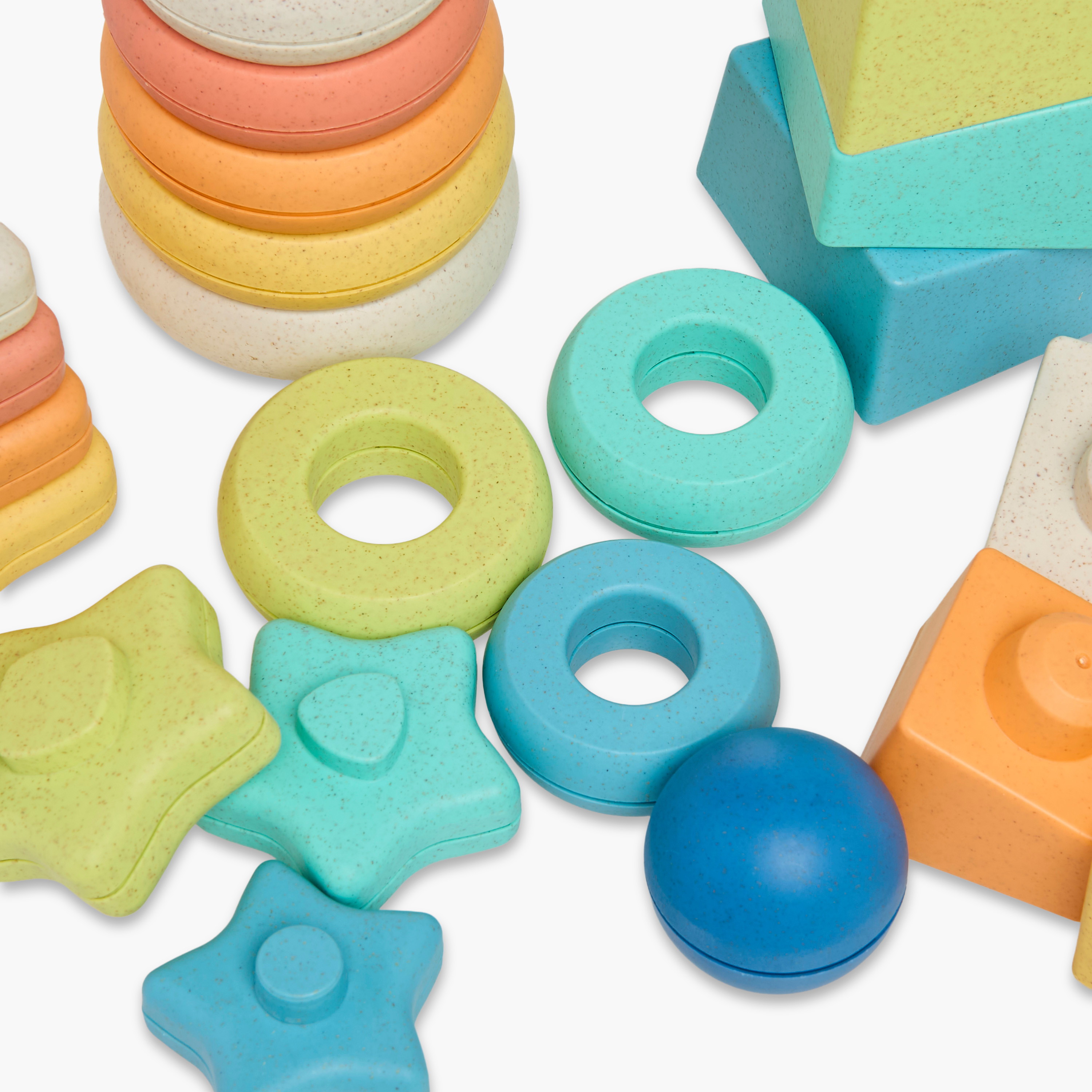 Juniors Ring and Star Stacking Tower-toys-babyandtoddlertoys-stackingandnestingtoys-image-7