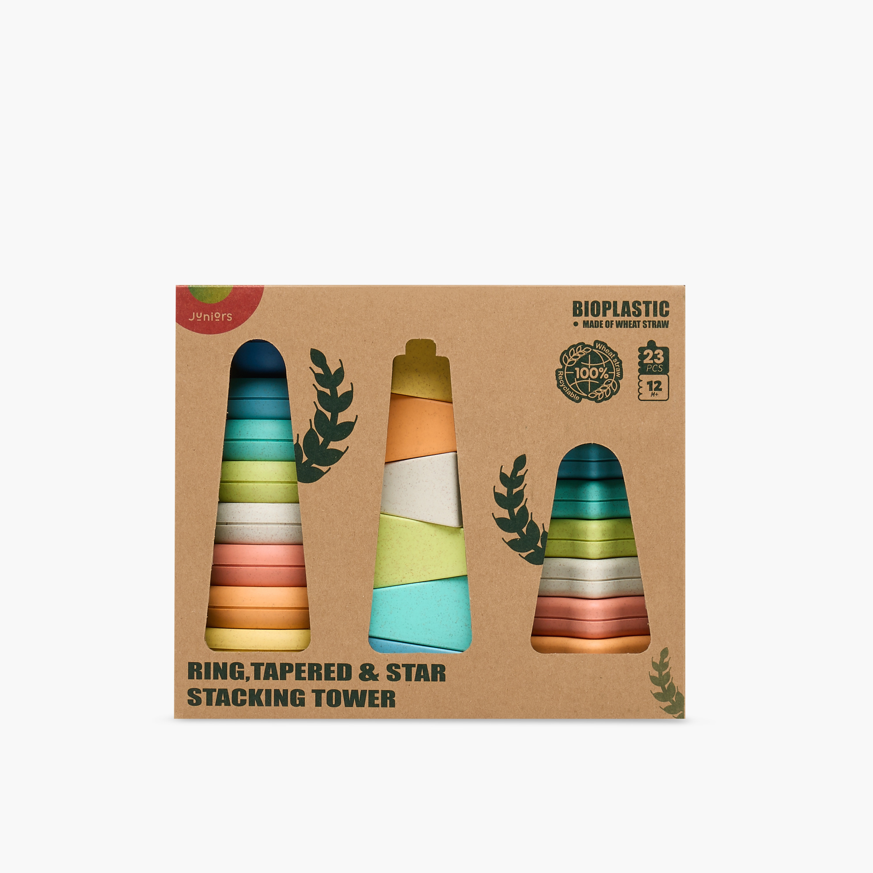 Juniors Ring and Star Stacking Tower-toys-babyandtoddlertoys-stackingandnestingtoys-image-8