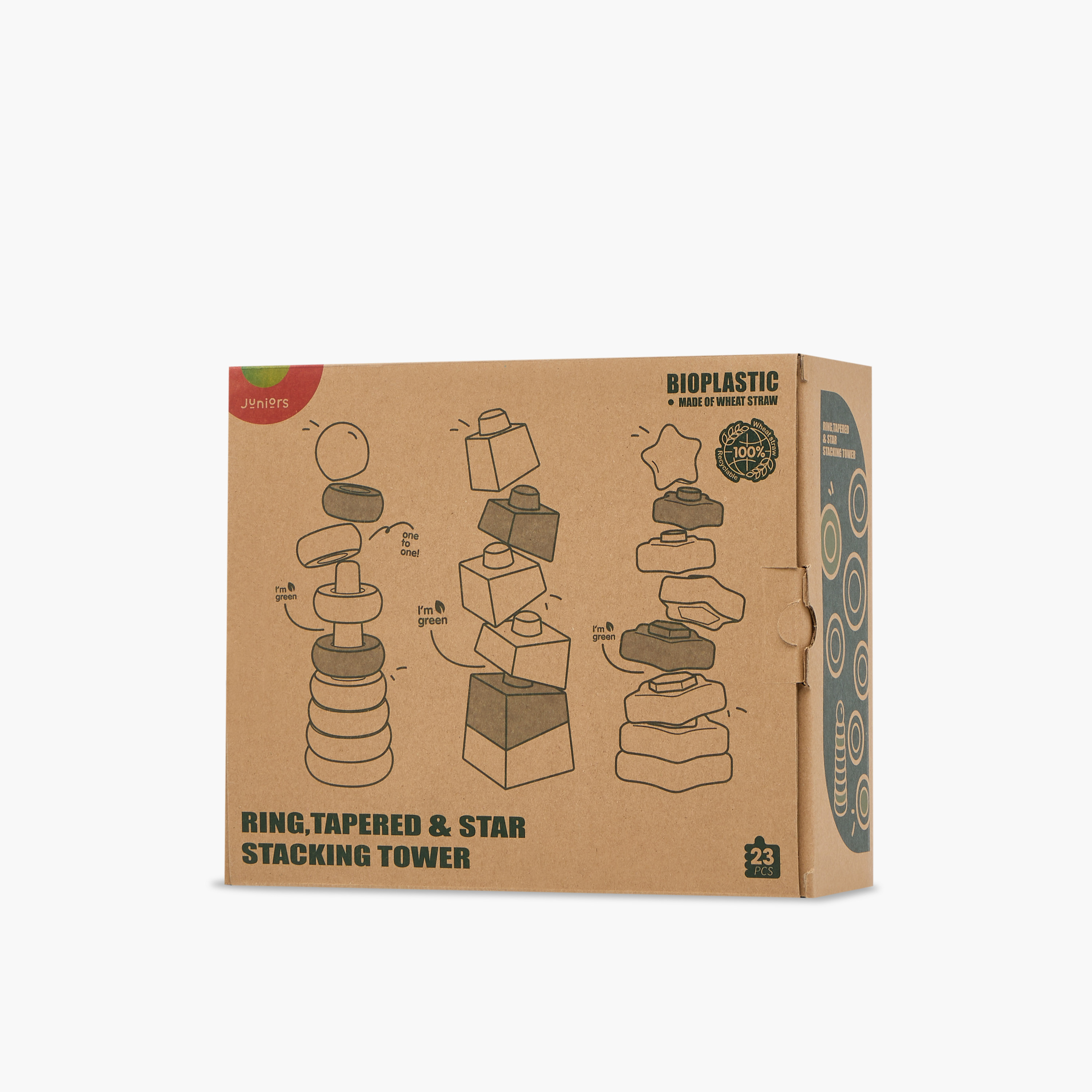 Juniors Ring and Star Stacking Tower-toys-babyandtoddlertoys-stackingandnestingtoys-image-9