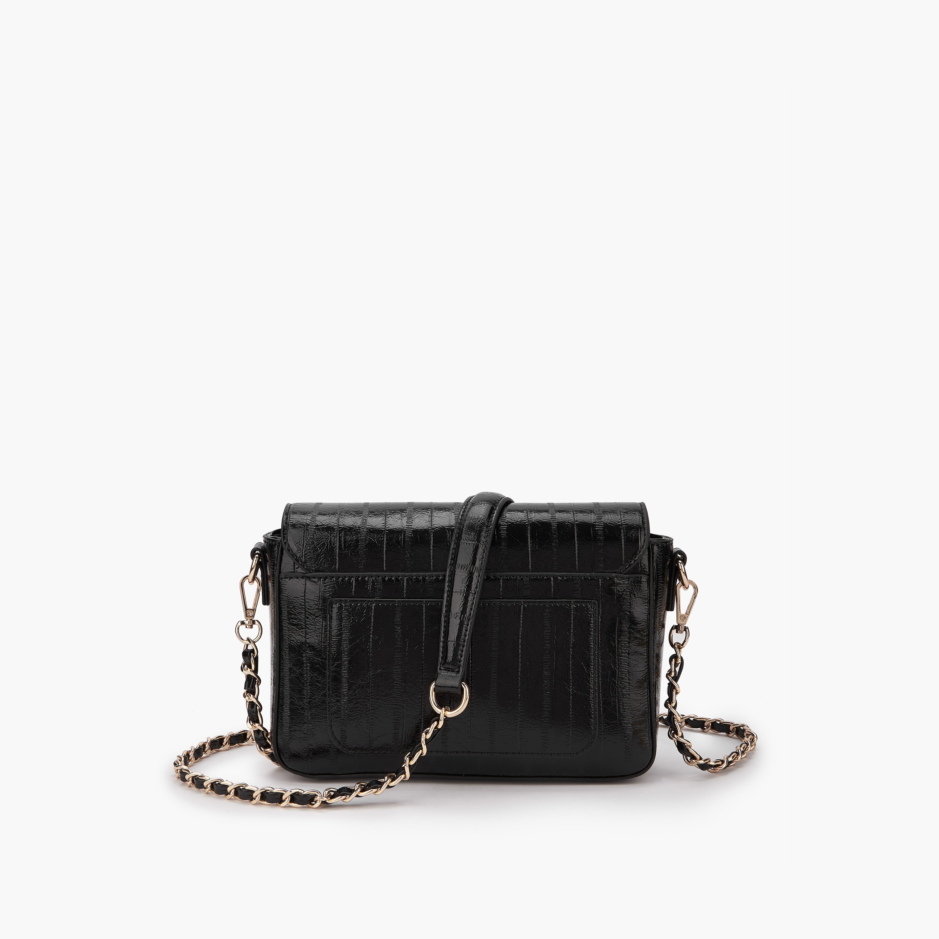 شنطة كروس بودي بارزة الملمس بطية إغلاق من لو كونفورت-women-bagsandwallets-handbags-image-1