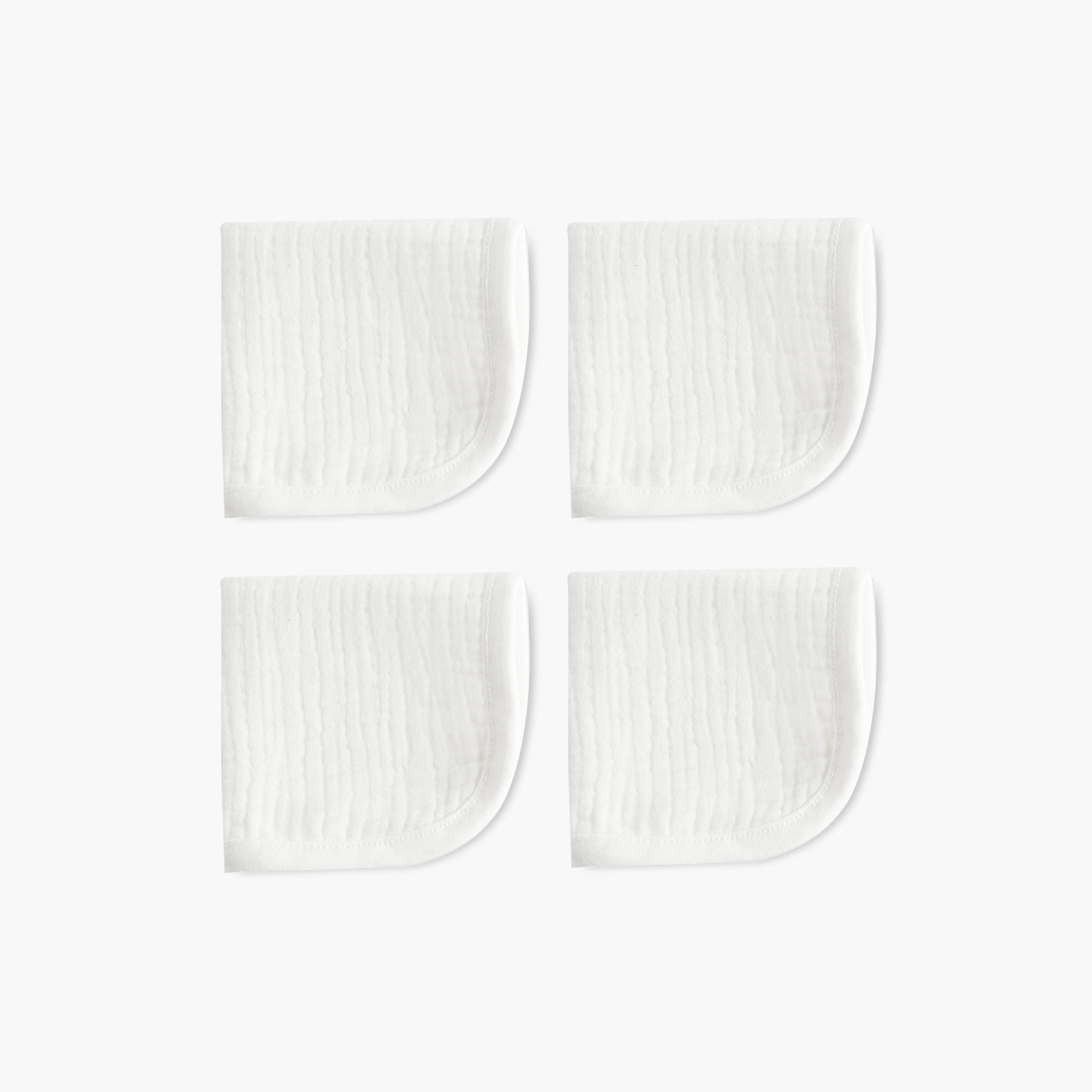 Giggles 25x25 Baby Towel with Texture - Set of 4-baby-bathandcare-towels-image-1