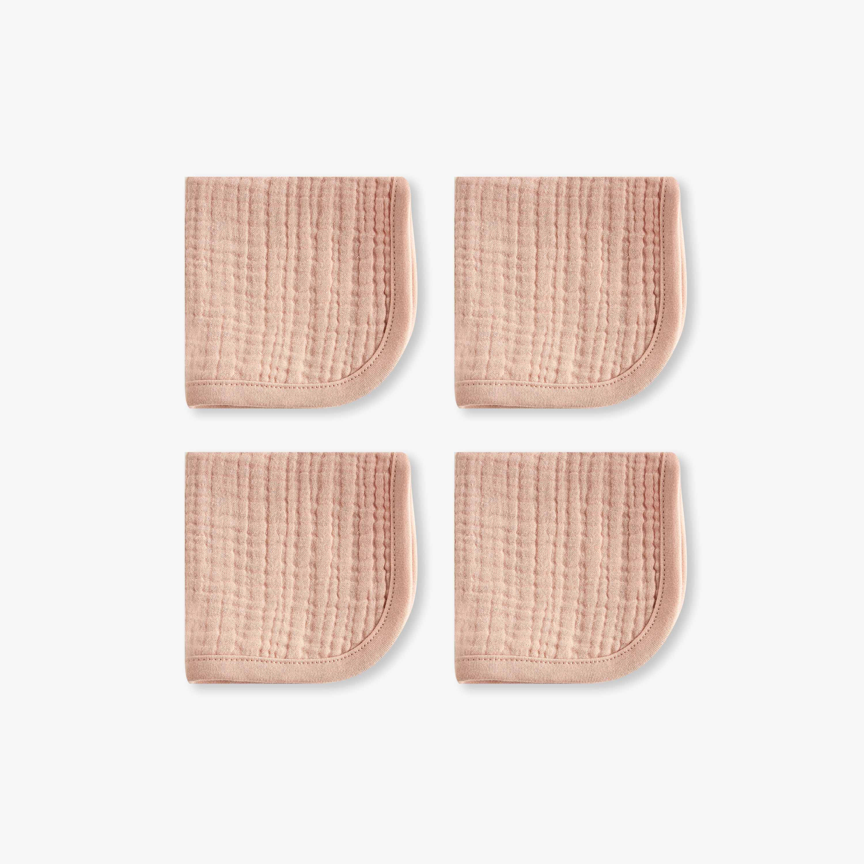 Giggles 25x25 Baby Towel with Texture - Set of 4-baby-bathandcare-towels-image-1