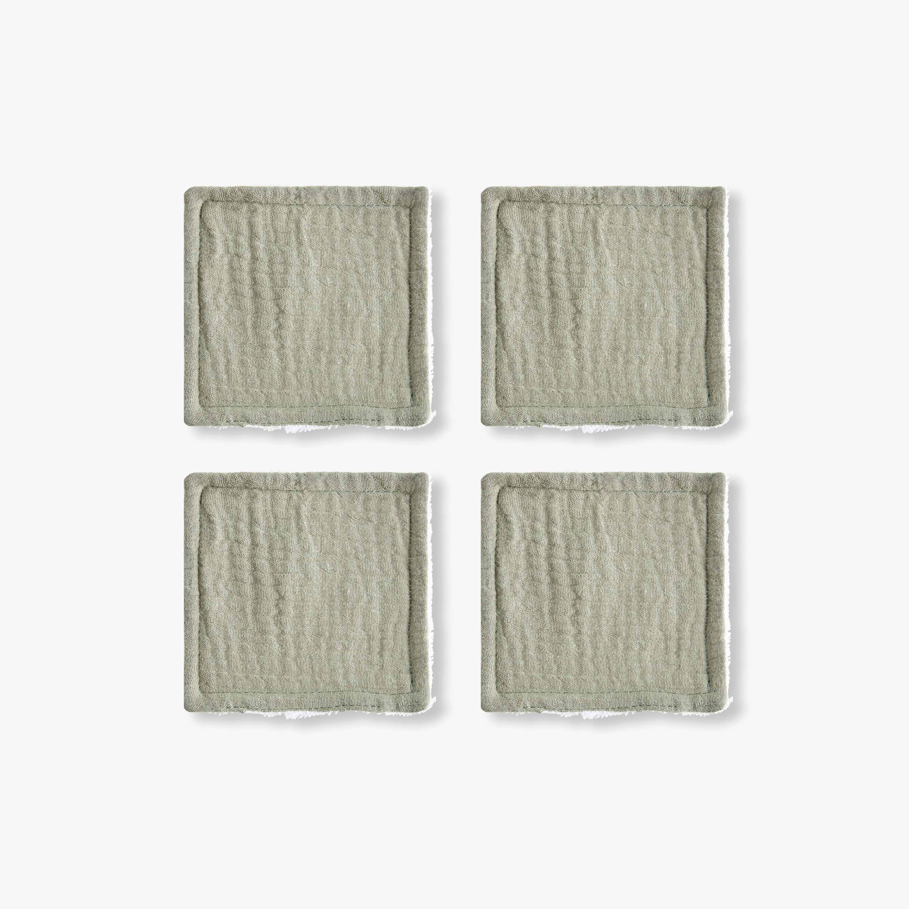 Pack of 4 Giggles 10x10 cm Baby Face Wipes with Soft Muslin-baby-bathandcare-towels-image-1