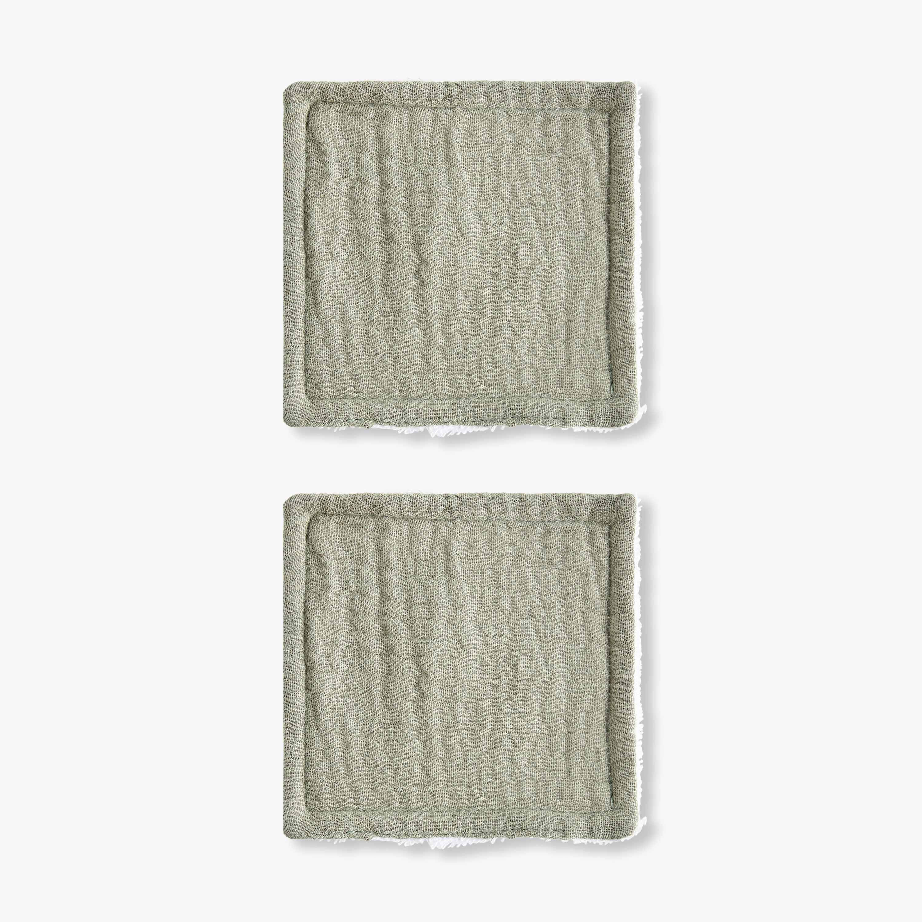 Pack of 4 Giggles 10x10 cm Baby Face Wipes with Soft Muslin-baby-bathandcare-towels-image-2