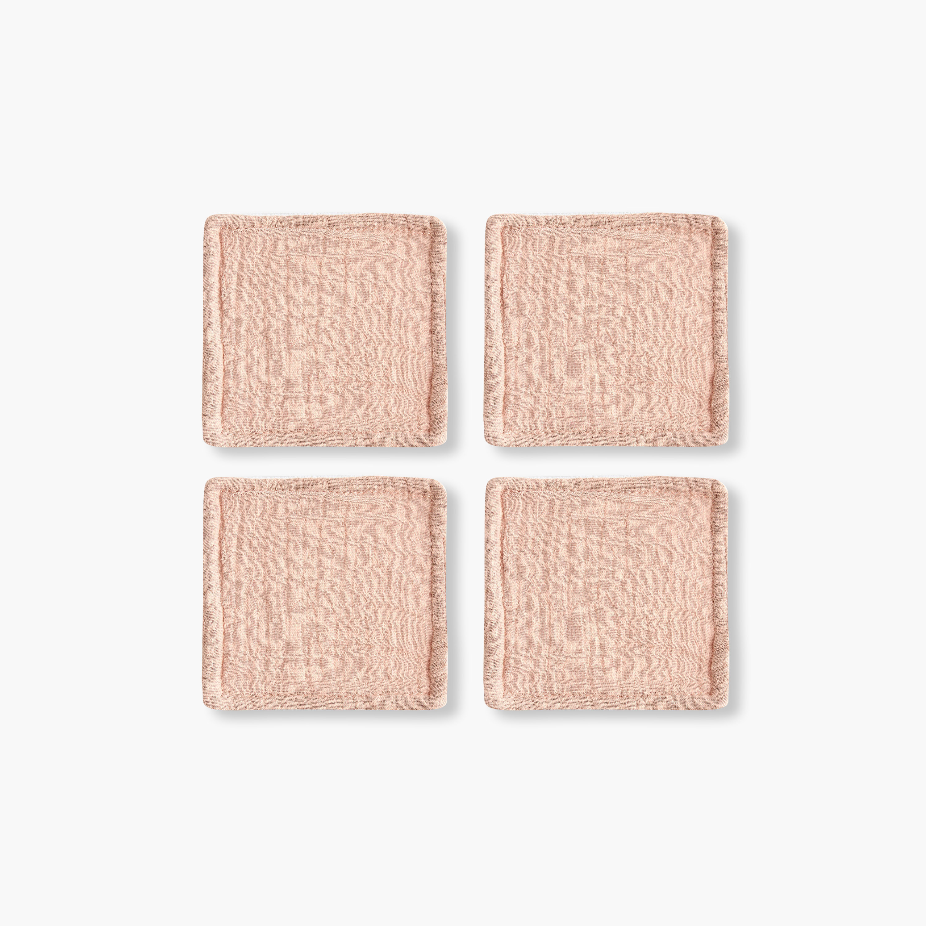 Pack of 4 Giggles 10x10 cm Baby Face Wipes with Soft Muslin-baby-bathandcare-towels-image-1