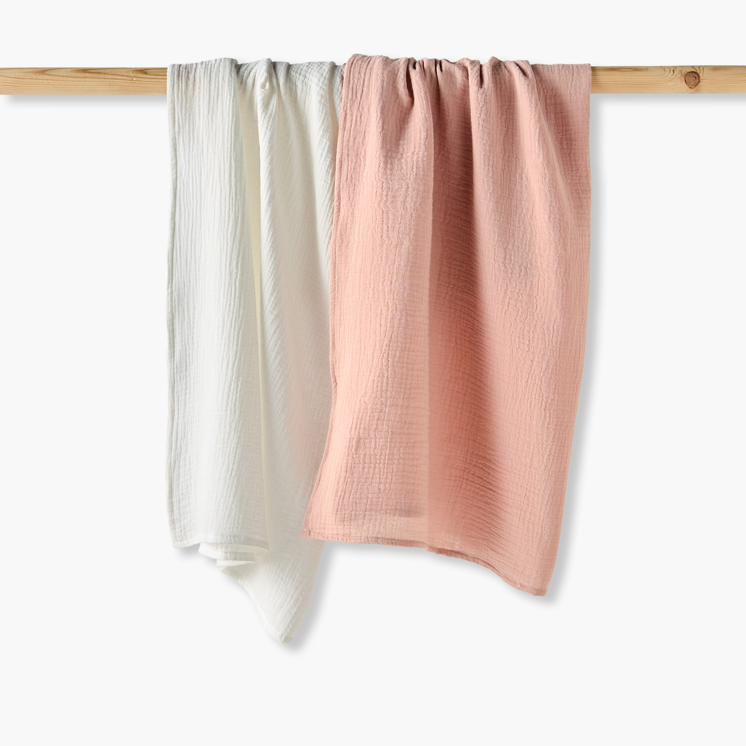 Pack of 2 Giggles Blanket with Texture, 100x100 cm-baby-nursery-blanketsandswaddles-blanketsandquilts-image-1