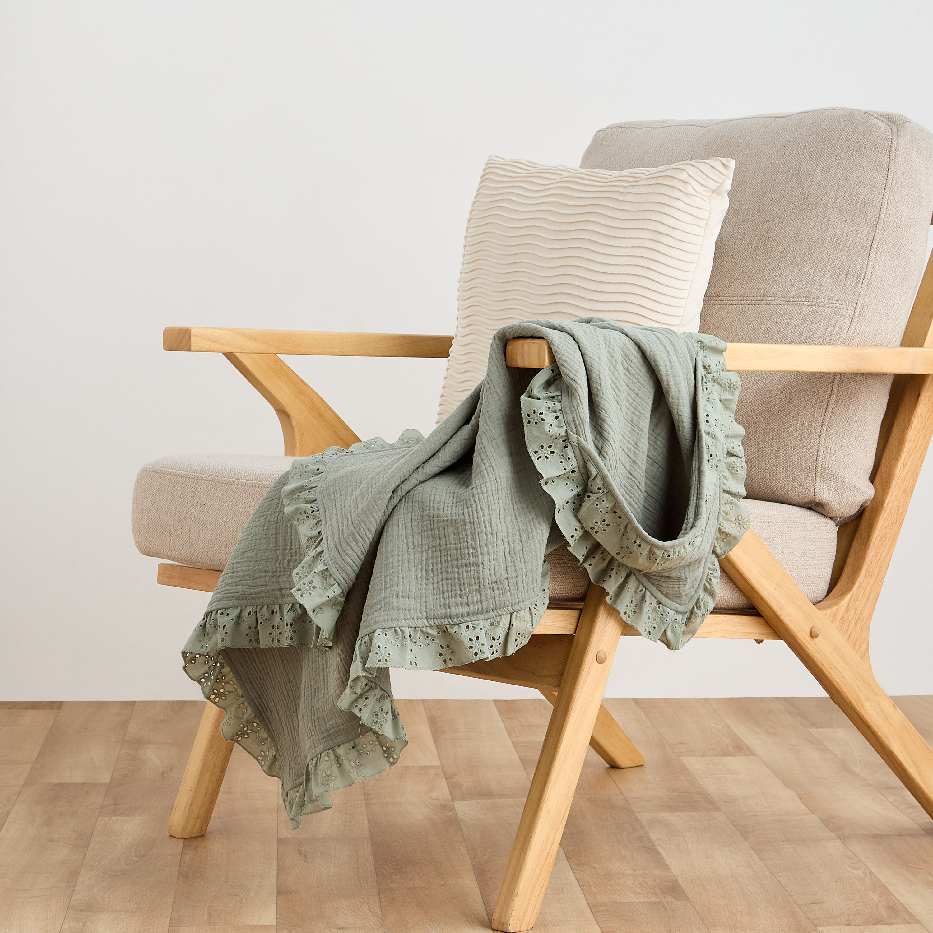 Giggles Receiving Blanket with Hood, 80x80 cm-baby-nursery-blanketsandswaddles-receivingblankets-image-2