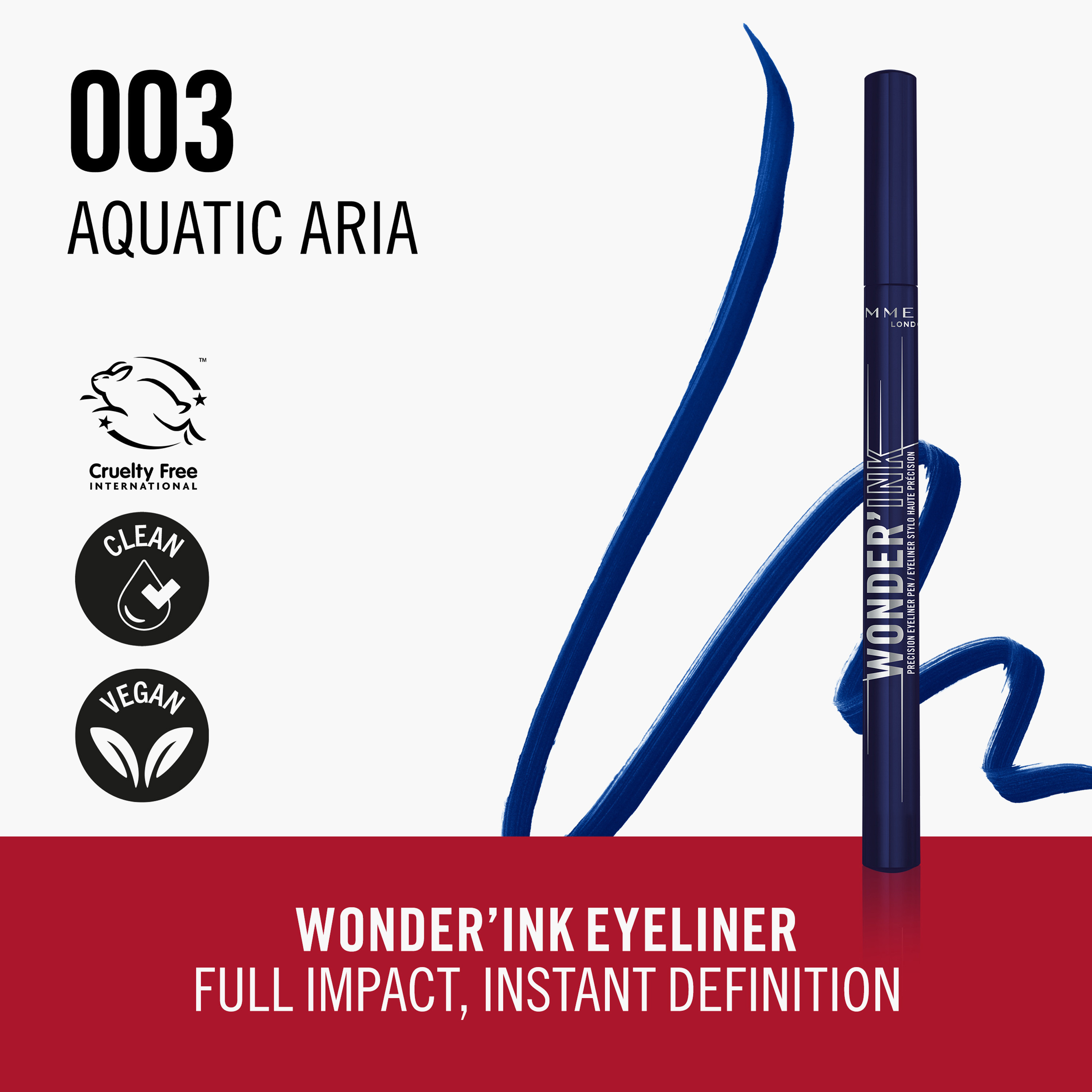 قلم تحديد العيون وندر إنك بريسجين من ريميل - 1 مل-beautyandpersonalcare-makeup-eyes-eyeliners-image-11