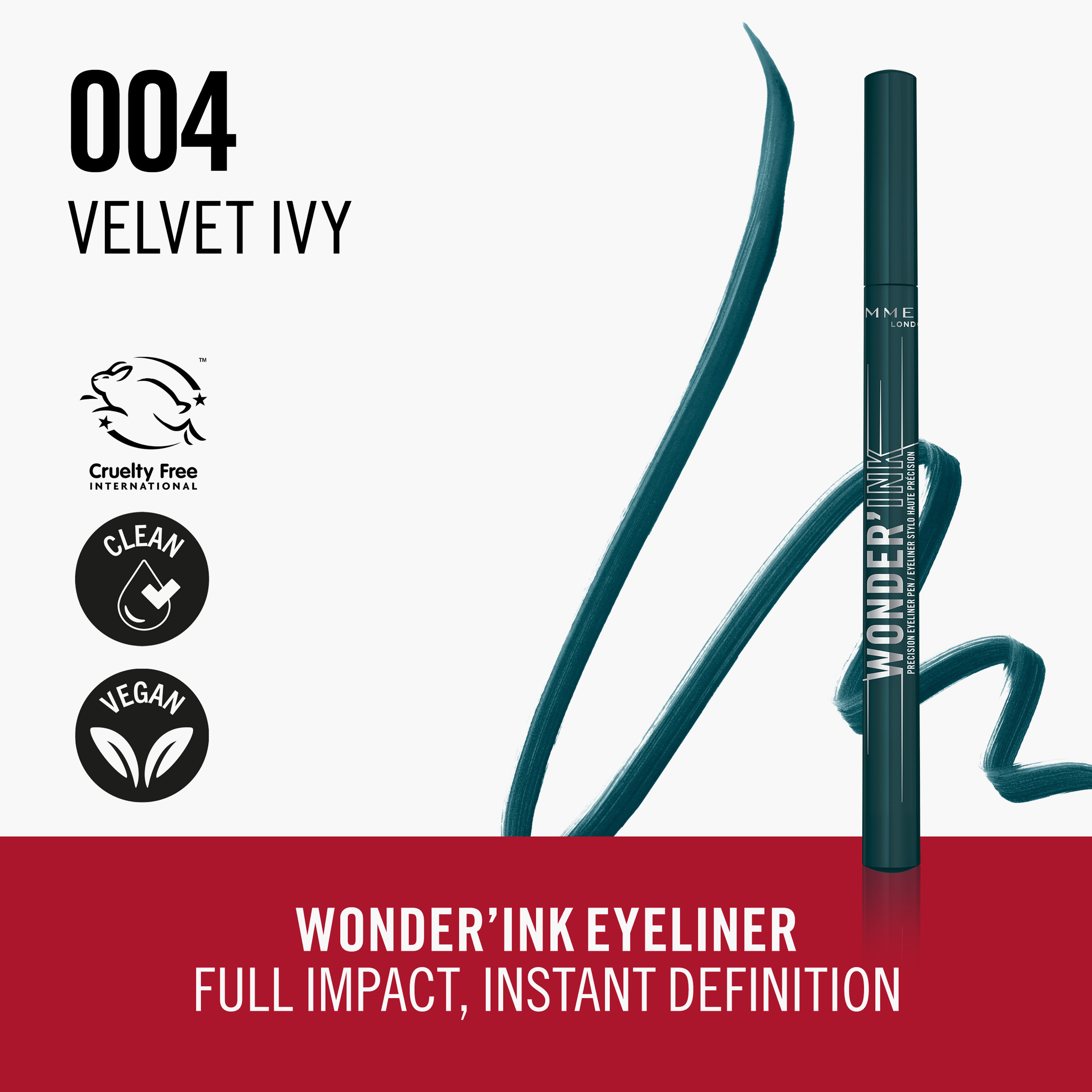 قلم تحديد العيون وندر إنك بريسجين من ريميل - 1 مل-beautyandpersonalcare-makeup-eyes-eyeliners-image-19