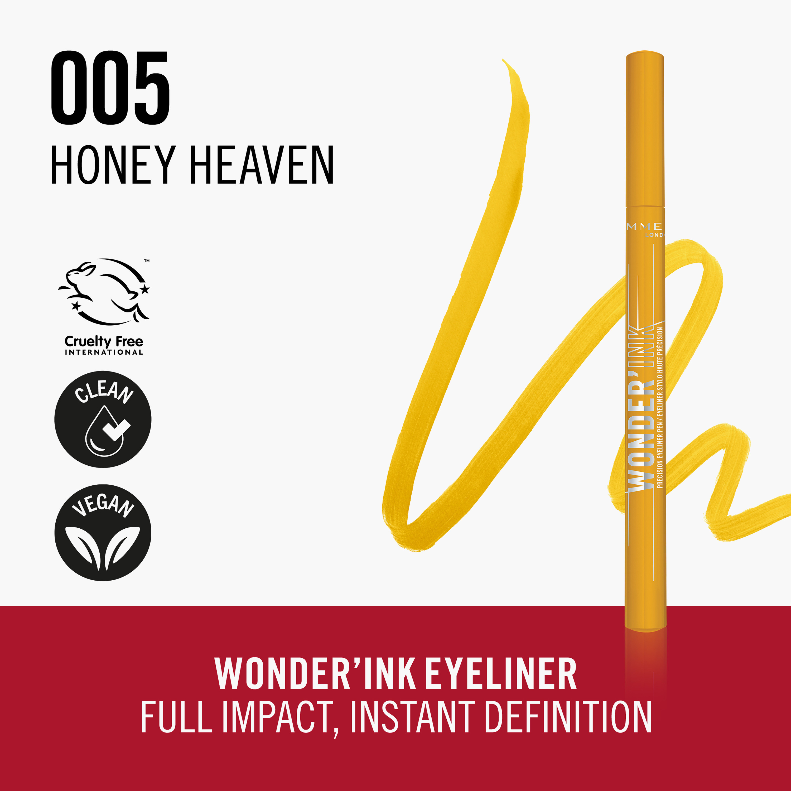قلم تحديد العيون وندر إنك بريسجين من ريميل - 1 مل-beautyandpersonalcare-makeup-eyes-eyeliners-image-27
