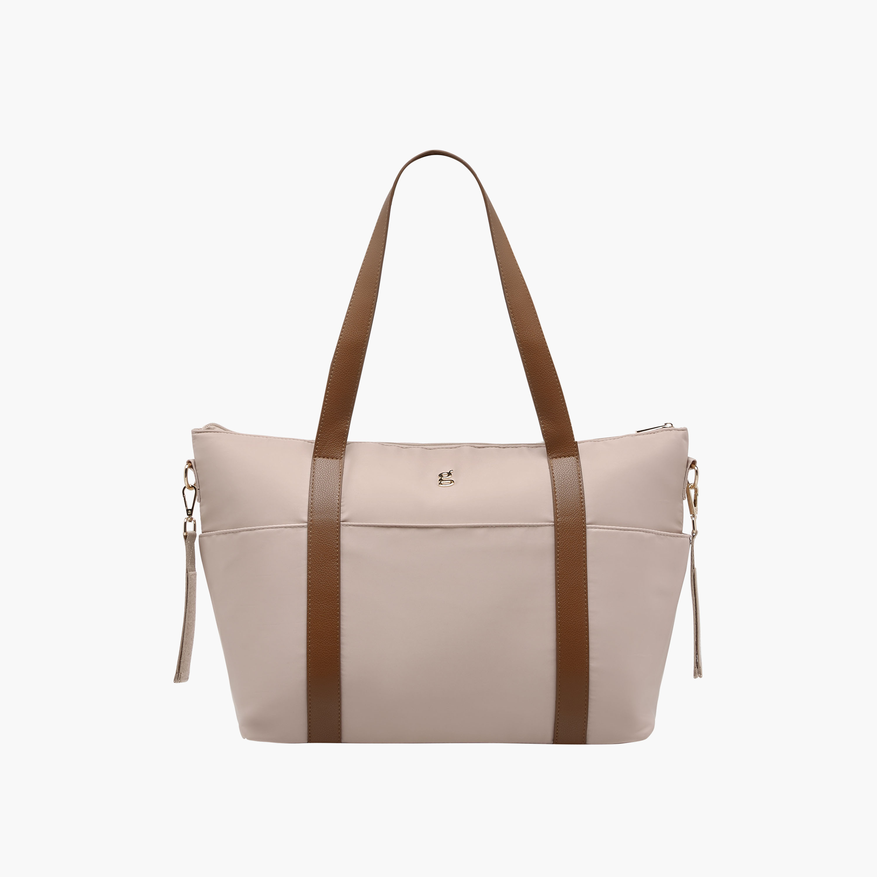 Giggles Solid Diaper Bag with Double Handles-baby-diapering-diaperbags-image-2