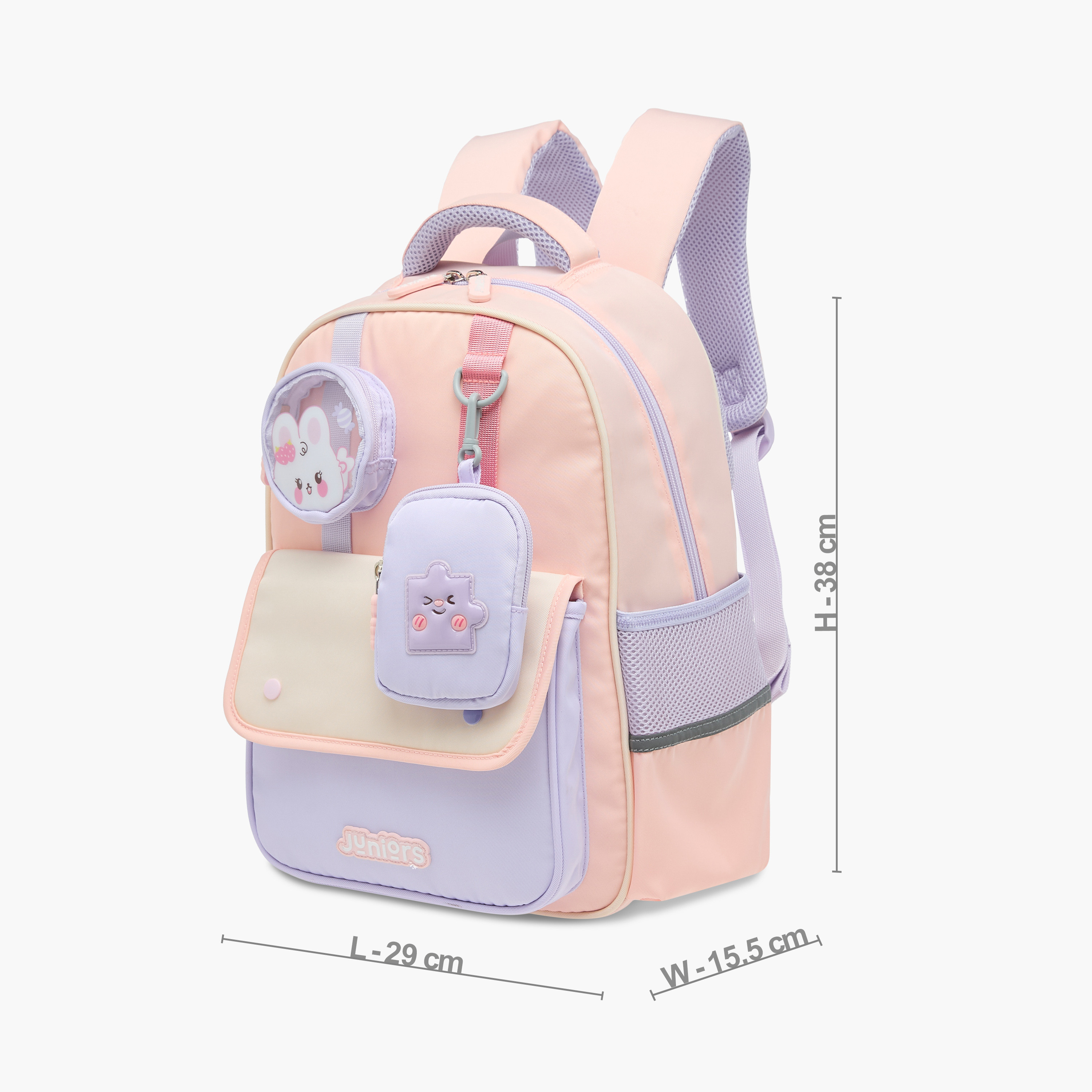 شنطة ظهر بقوالب ملونة وحمّالات كتف قابلة للتعديل من جونيورز - 15 بوصة-school-bagsandbackpacks-backpacks-image-4