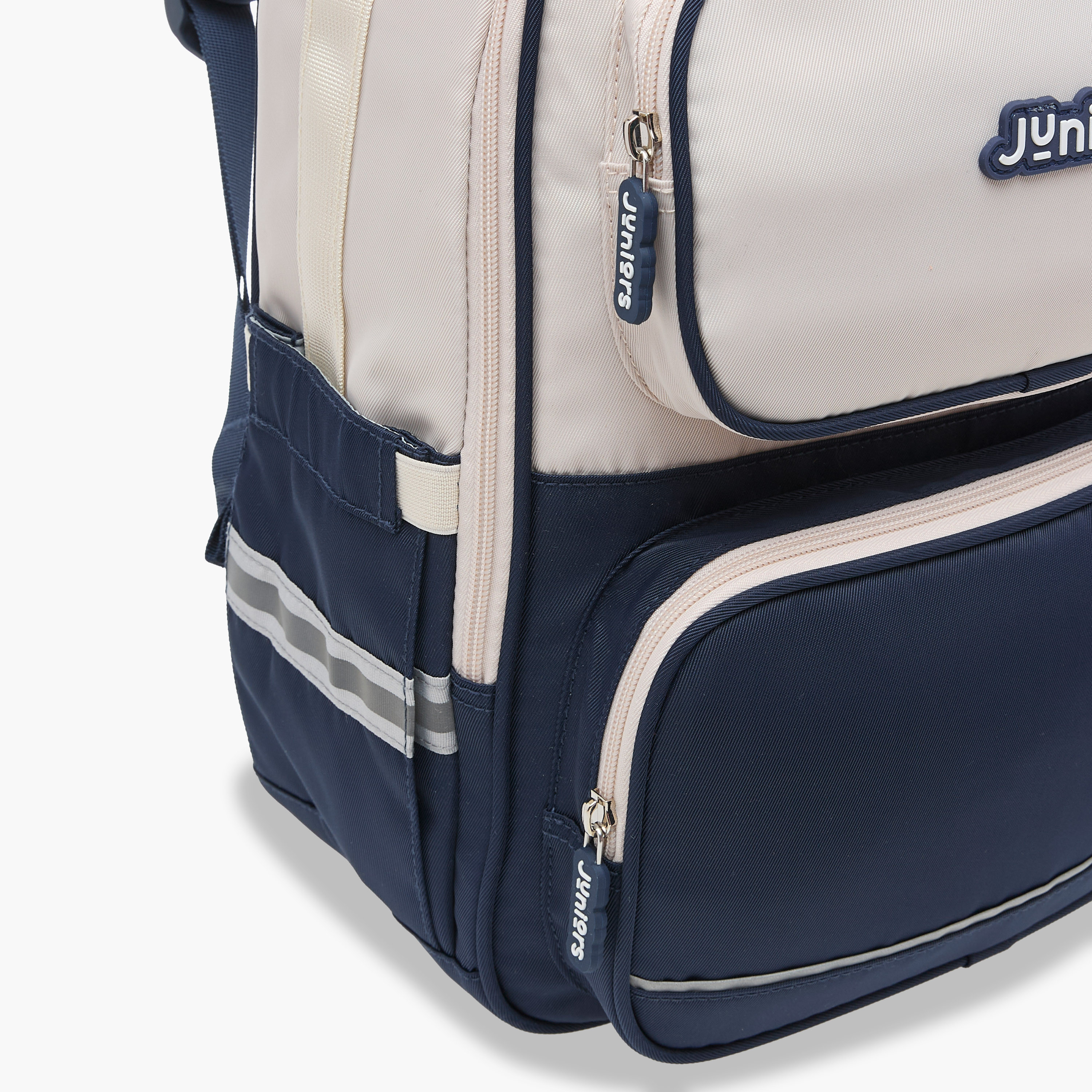 Juniors Colourblock Backpack with Adjustable Straps and Zip Closure - 15 inches-school-bagsandbackpacks-backpacks-image-10