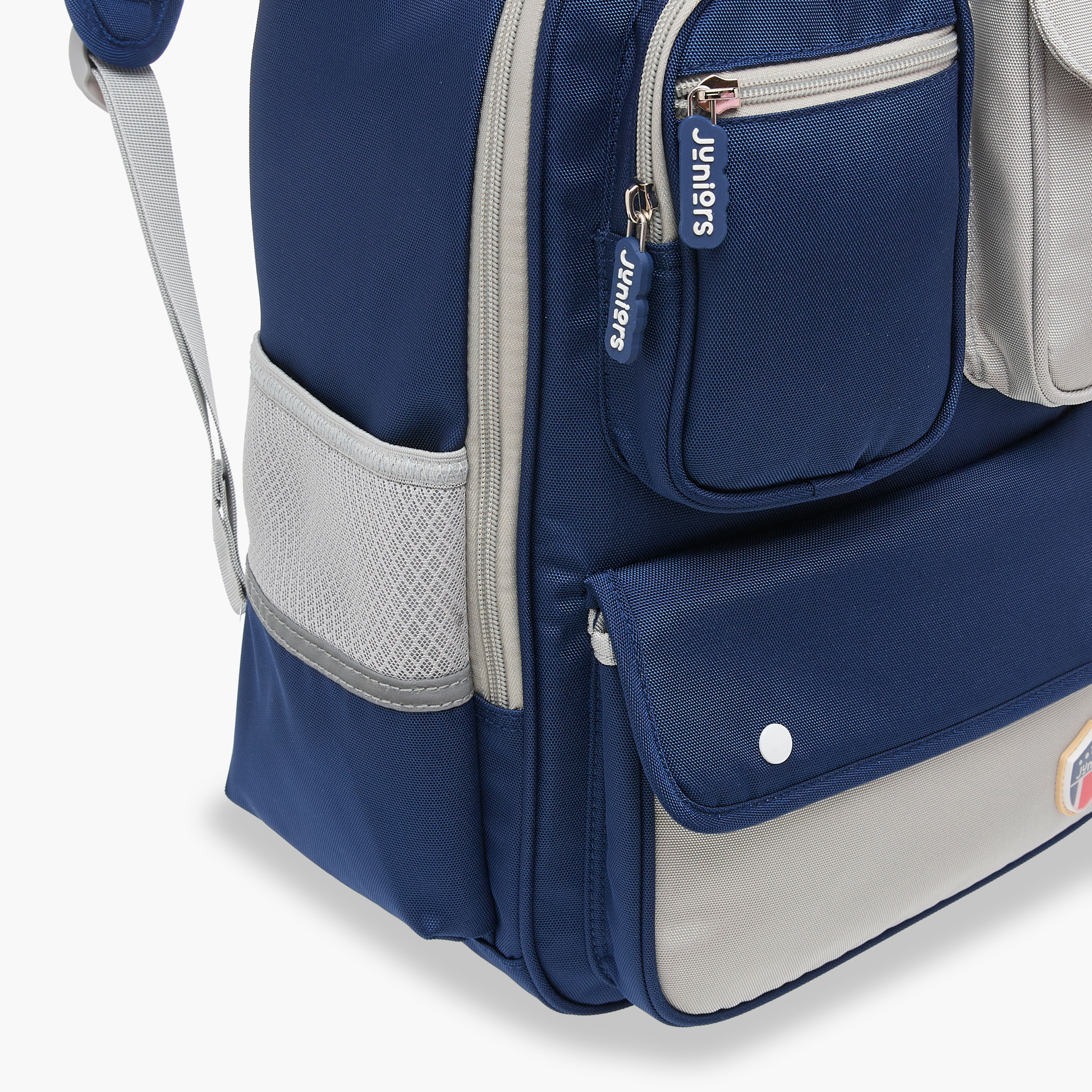 Juniors Colourblock Backpack with Adjustable Straps and Zip Closure - 16 inches-school-bagsandbackpacks-backpacks-image-10