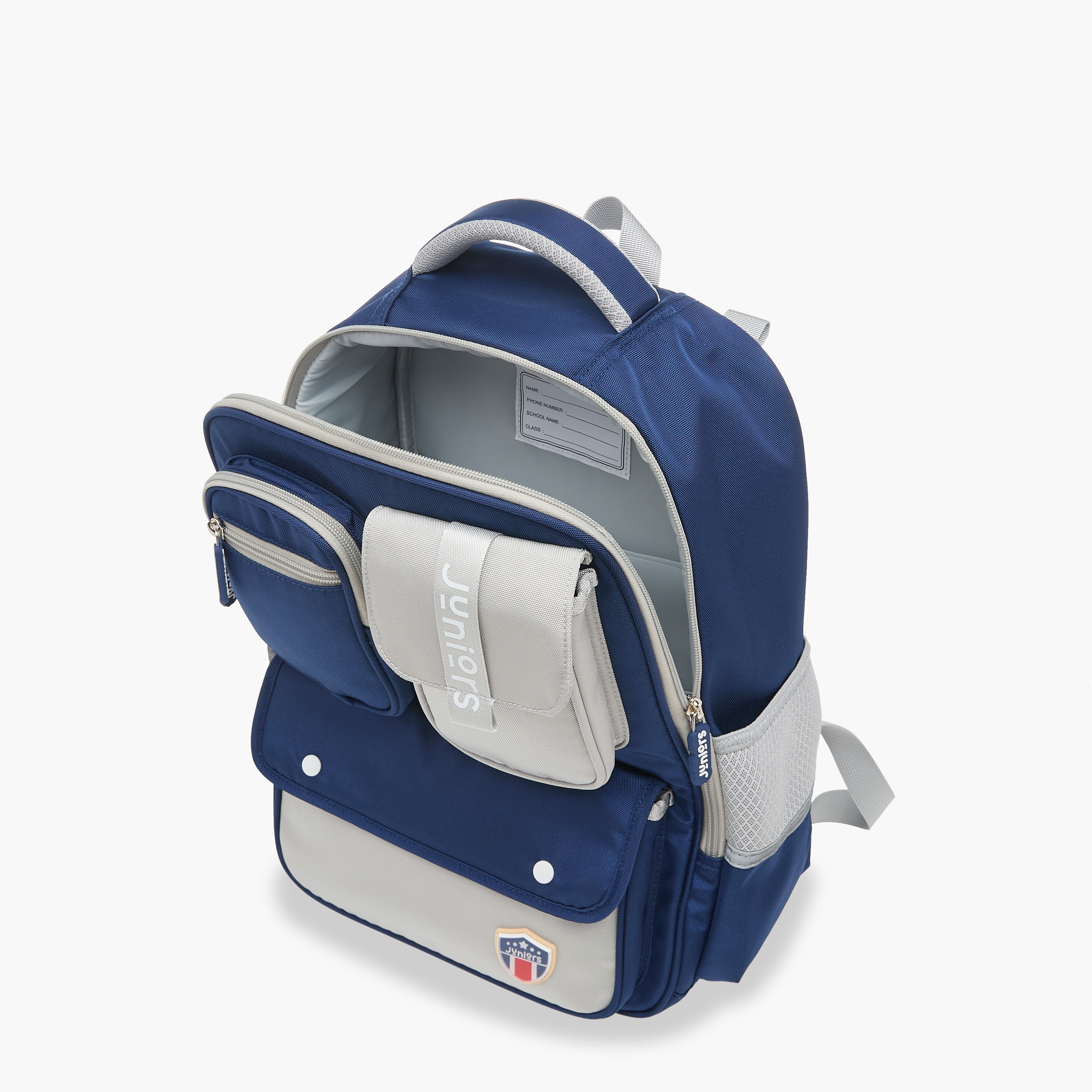 Juniors Colourblock Backpack with Adjustable Straps and Zip Closure - 16 inches-school-bagsandbackpacks-backpacks-image-16