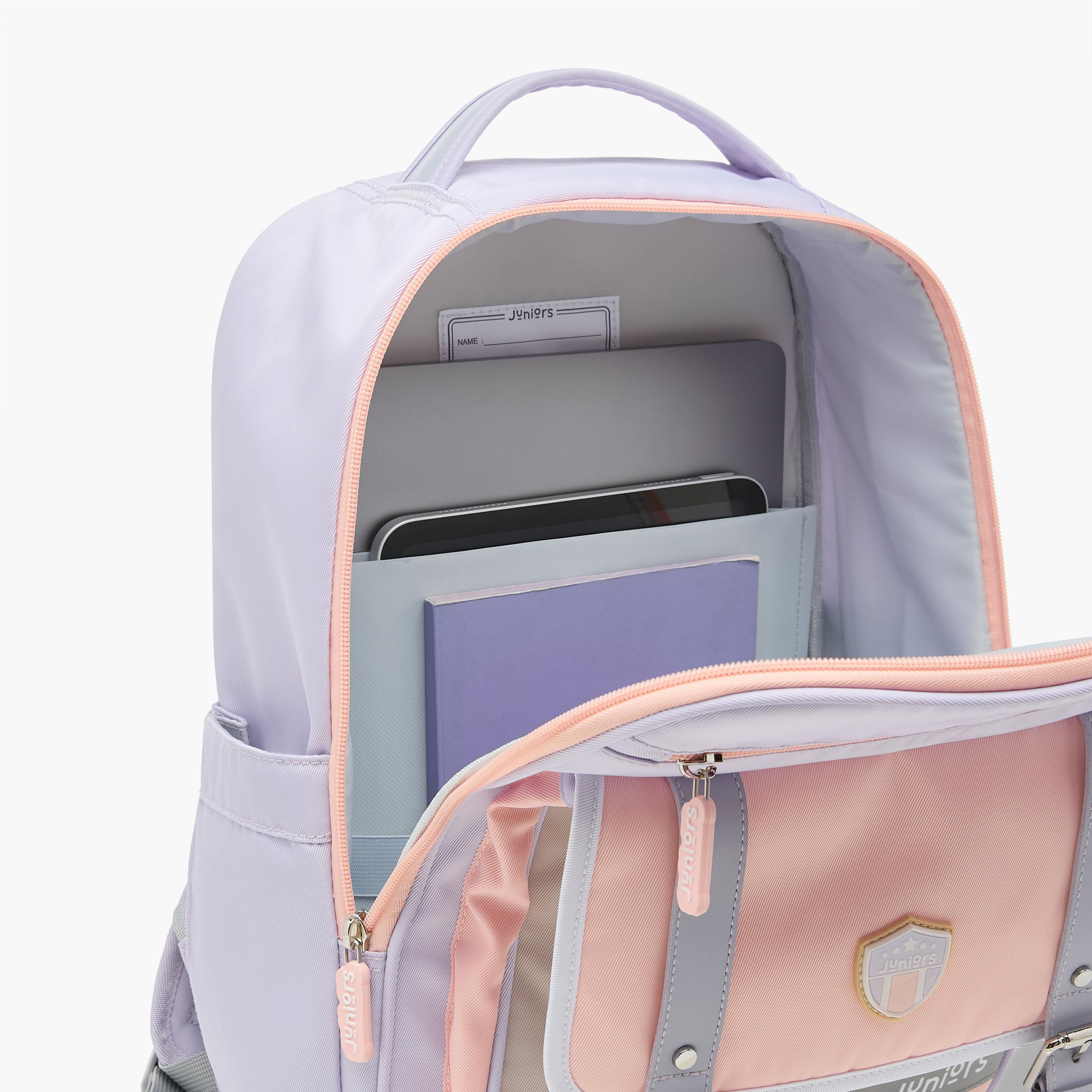 شنطة ظهر بقوالب ملونة وحمالات قابلة للتعديل وسحاب إغلاق من جونيورز - 15 بوصة-school-bagsandbackpacks-backpacks-image-16