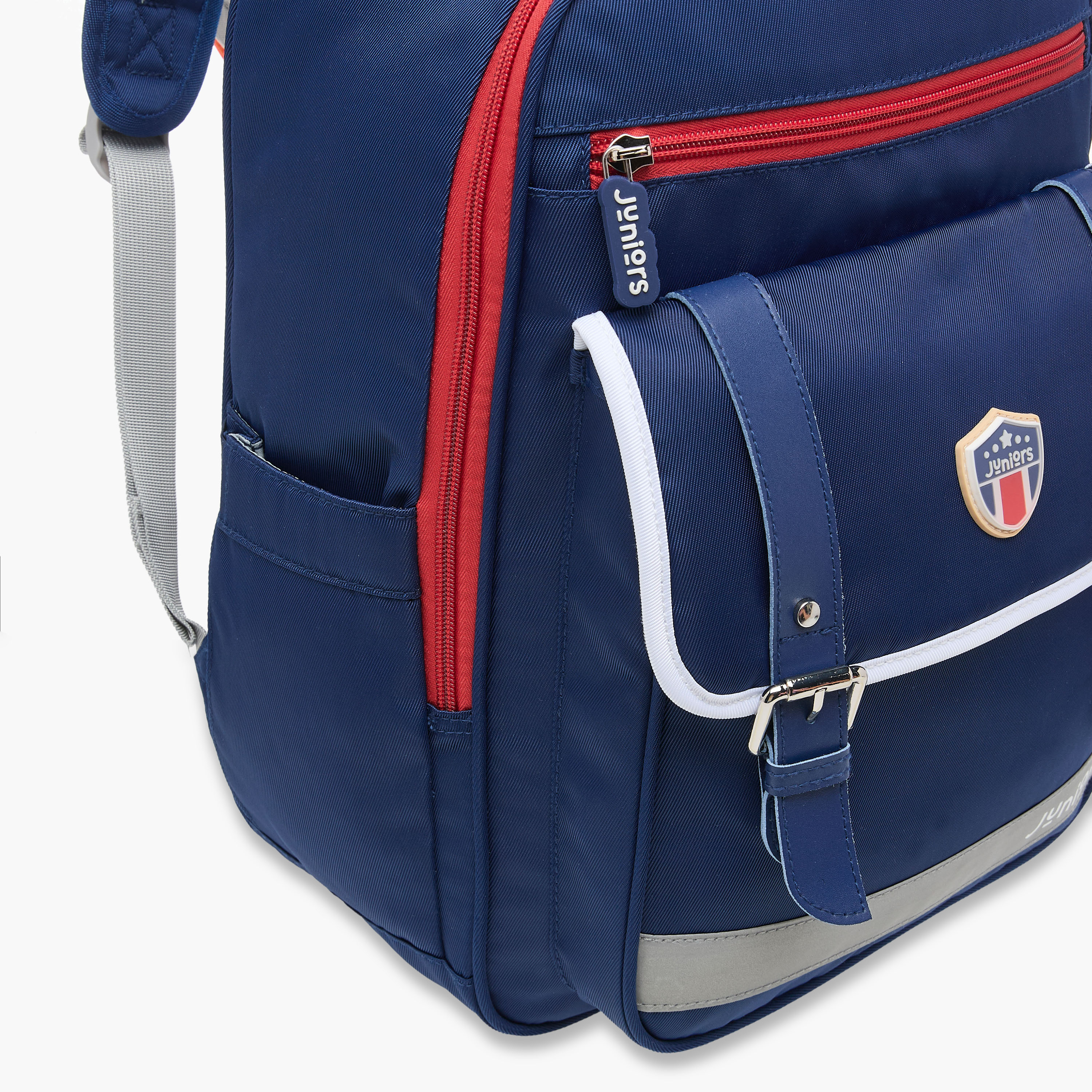 Juniors Logo Detail Backpack with Adjustable Straps and Zip Closure - 15 inches-school-bagsandbackpacks-backpacks-image-10