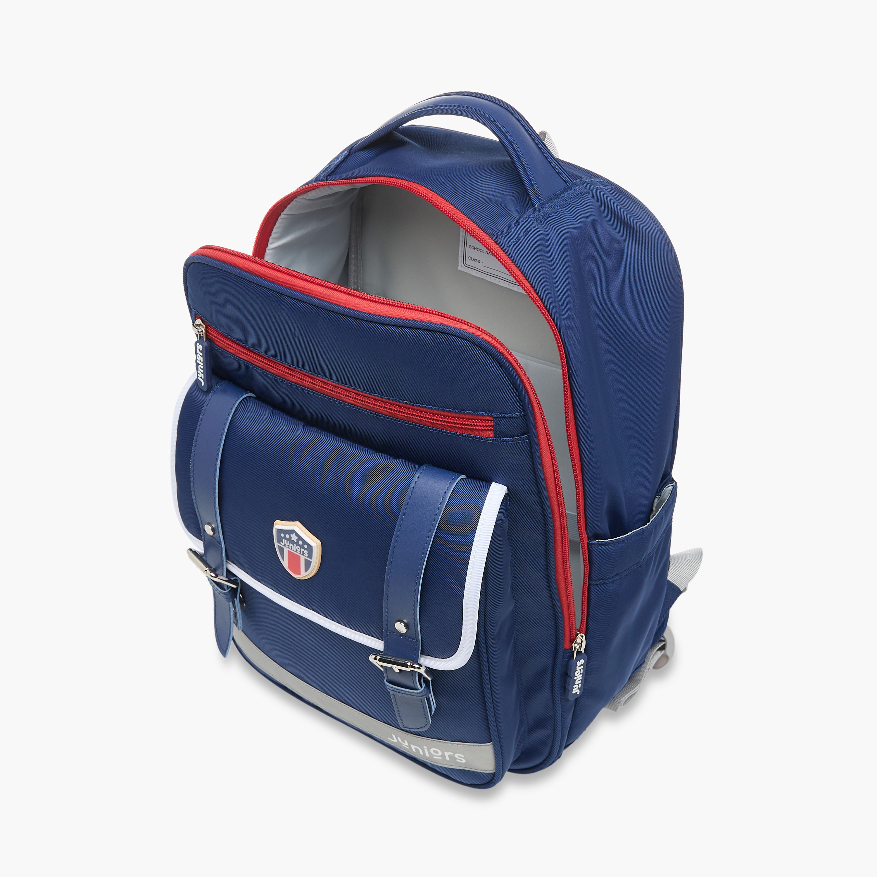 Juniors Logo Detail Backpack with Adjustable Straps and Zip Closure - 15 inches-school-bagsandbackpacks-backpacks-image-15