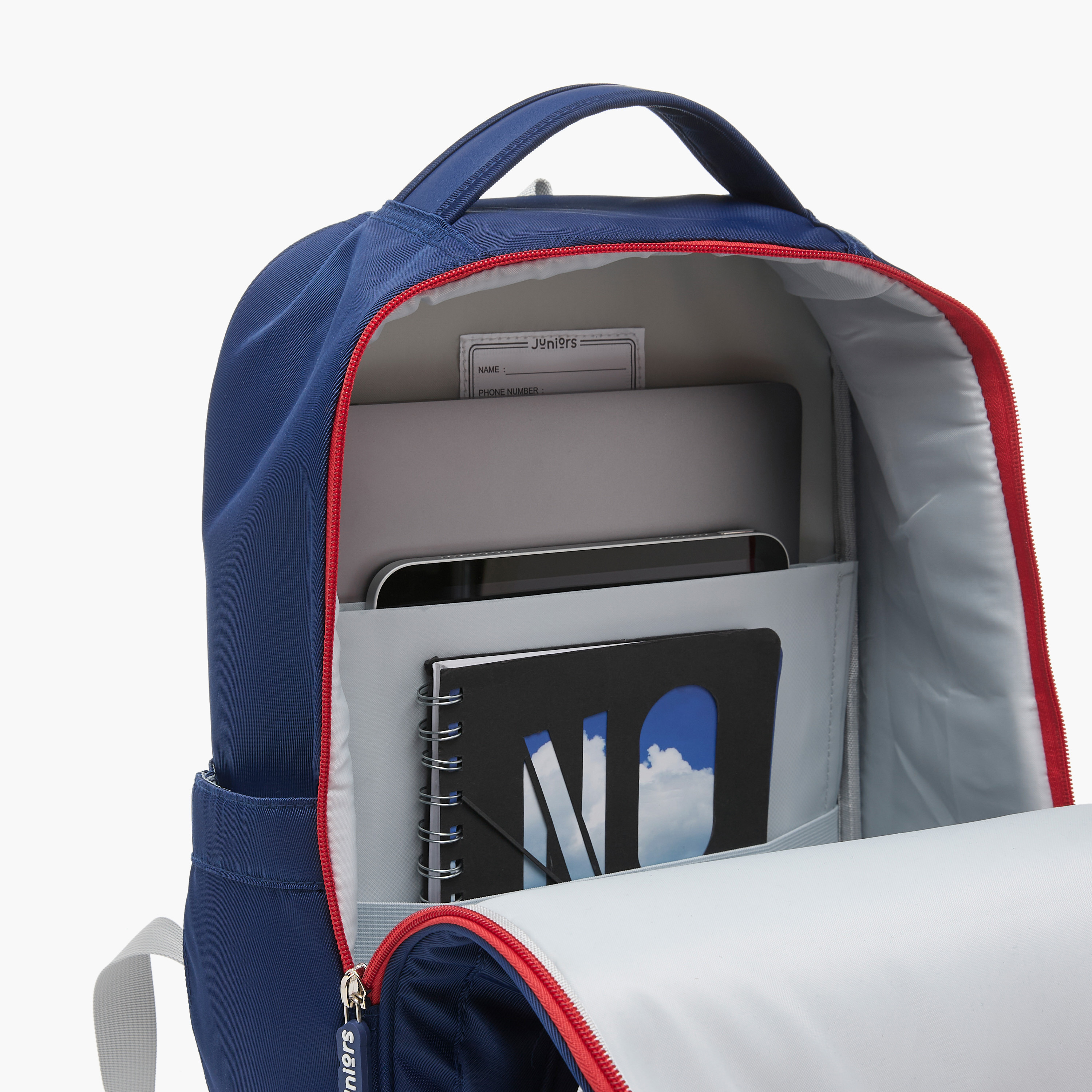 Juniors Logo Detail Backpack with Adjustable Straps and Zip Closure - 15 inches-school-bagsandbackpacks-backpacks-image-16