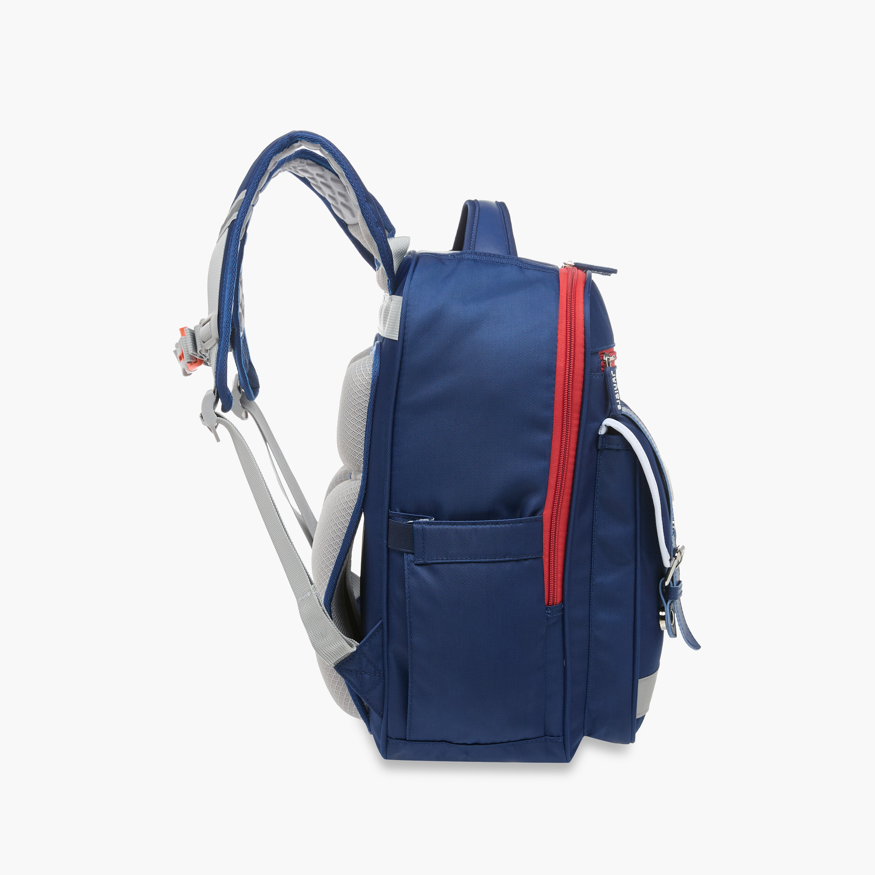 Juniors Logo Detail Backpack with Adjustable Straps and Zip Closure - 15 inches-school-bagsandbackpacks-backpacks-image-5