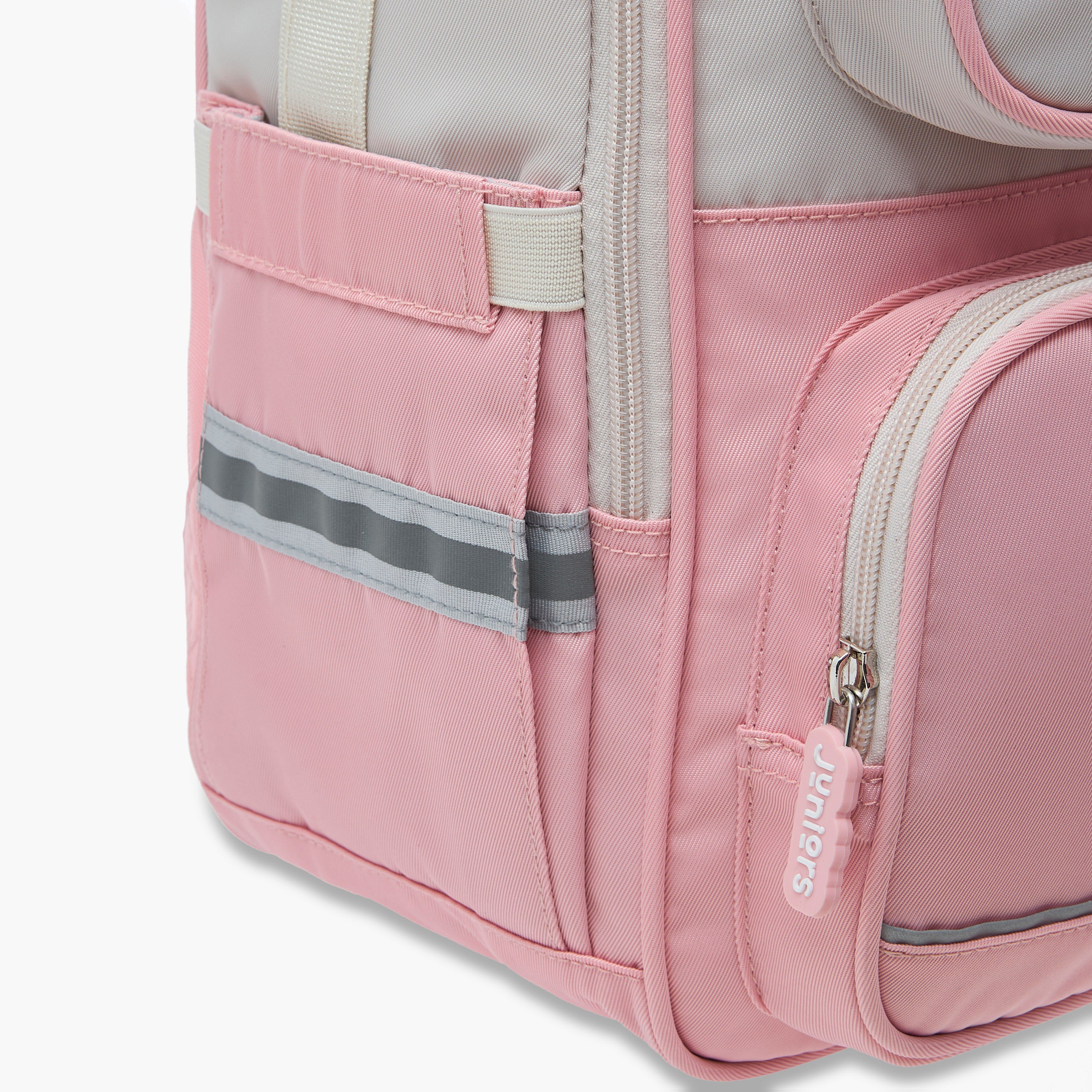 Juniors Logo Detail Backpack with Adjustable Straps and Zip Closure - 15 inches-school-bagsandbackpacks-backpacks-image-13