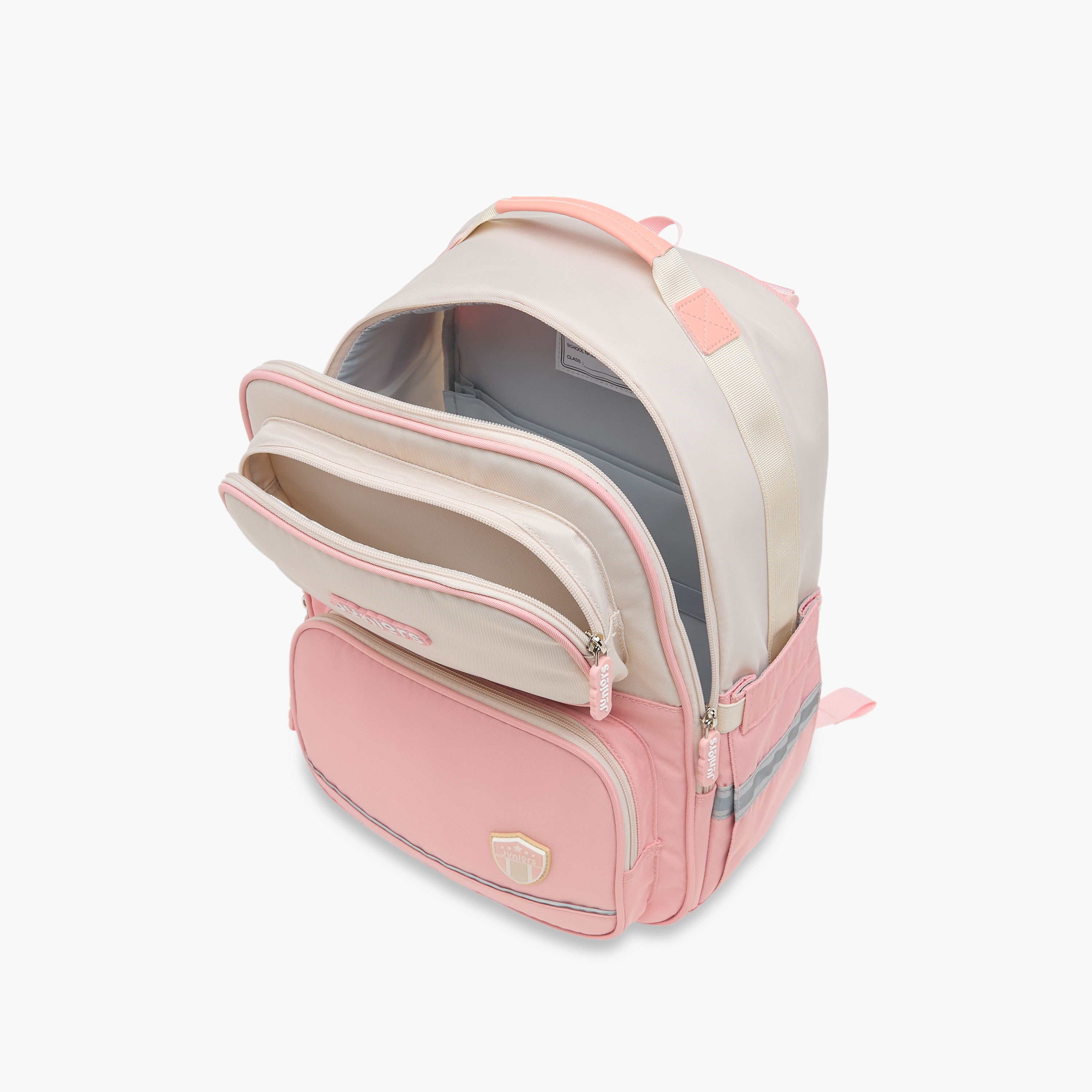 Juniors Logo Detail Backpack with Adjustable Straps and Zip Closure - 15 inches-school-bagsandbackpacks-backpacks-image-17