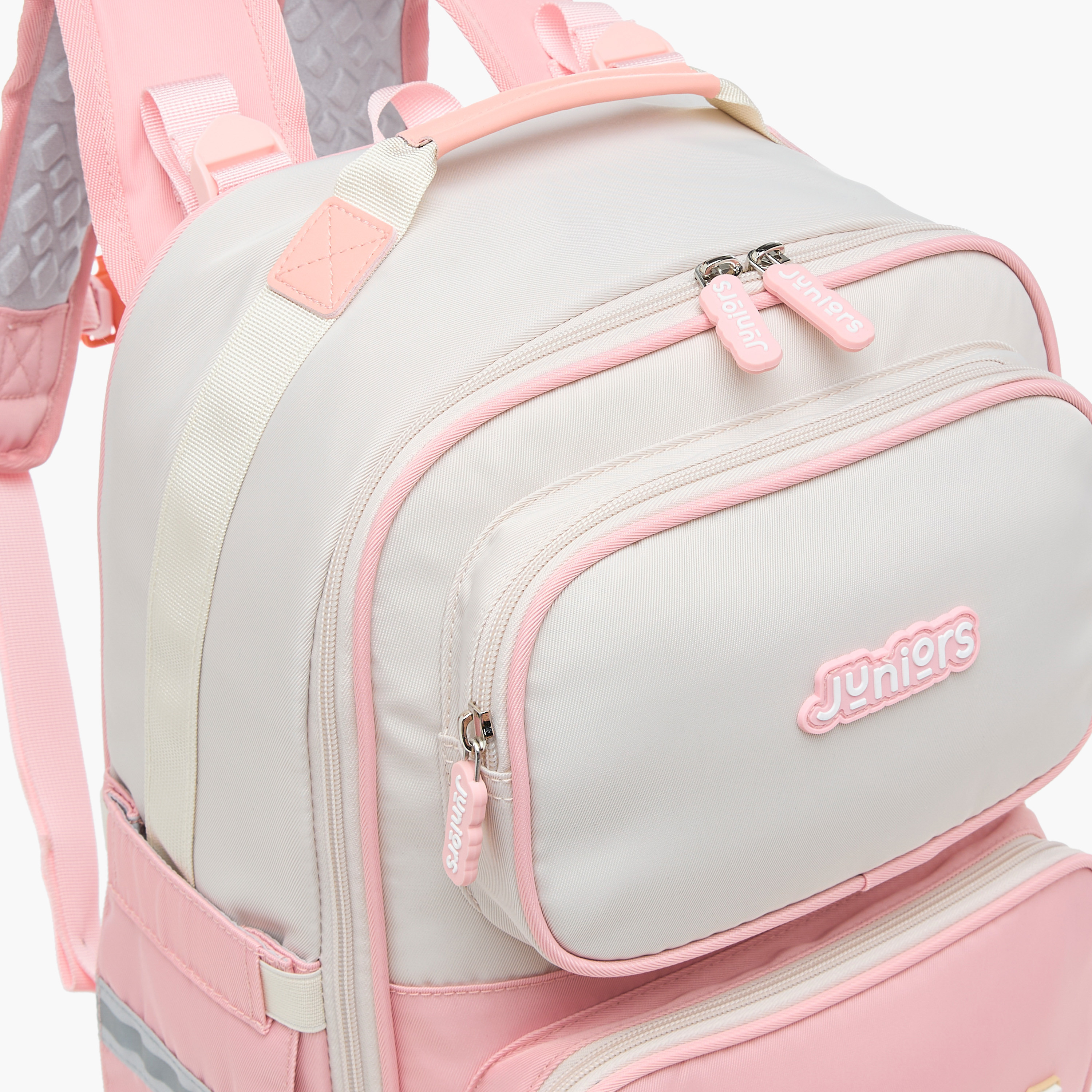 Juniors Logo Detail Backpack with Adjustable Straps and Zip Closure - 15 inches-school-bagsandbackpacks-backpacks-image-10