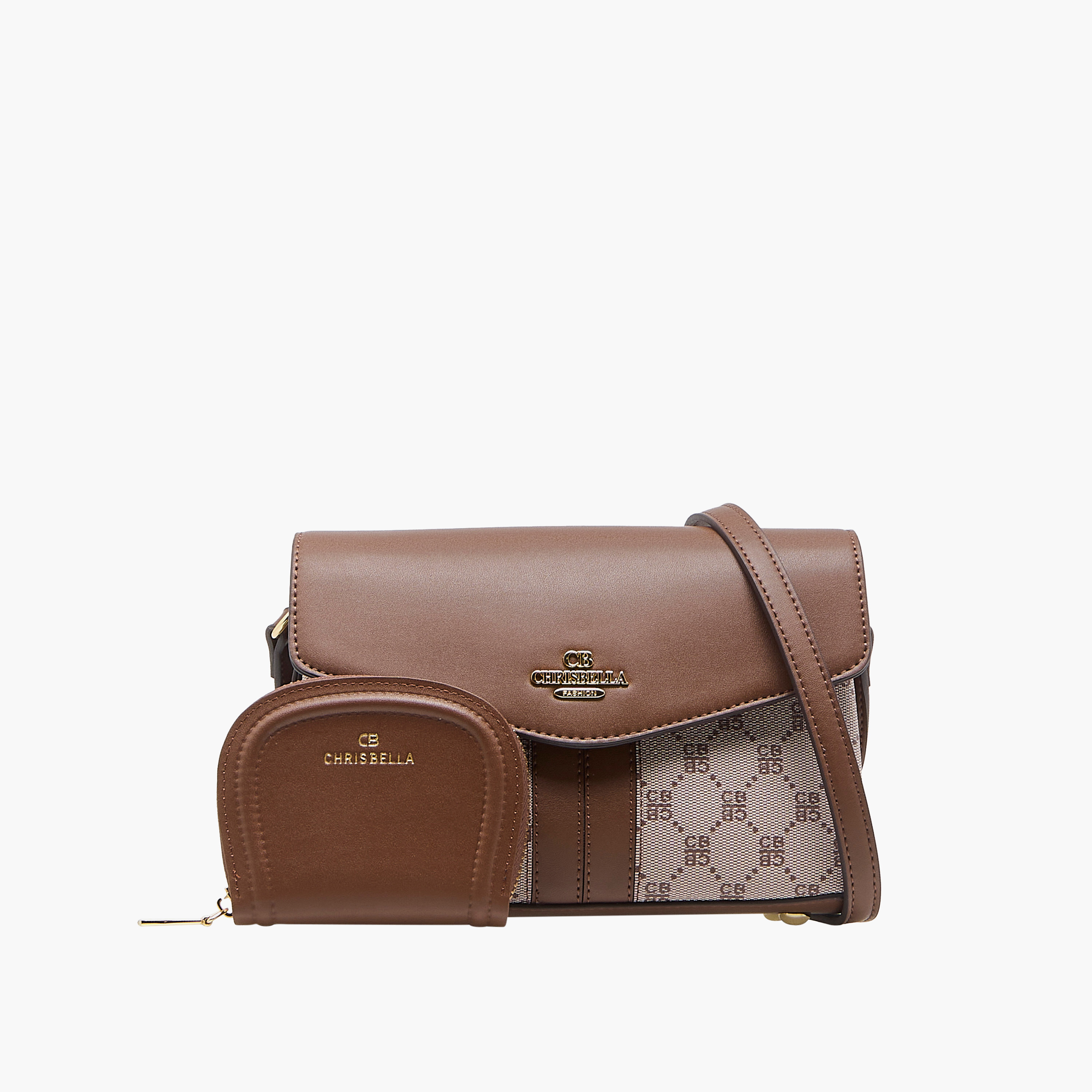 شنطة كروس بودي بطبعات وزر إغلاق مع محفظة من كريسبيلا-women-bagsandwallets-handbags-image-1