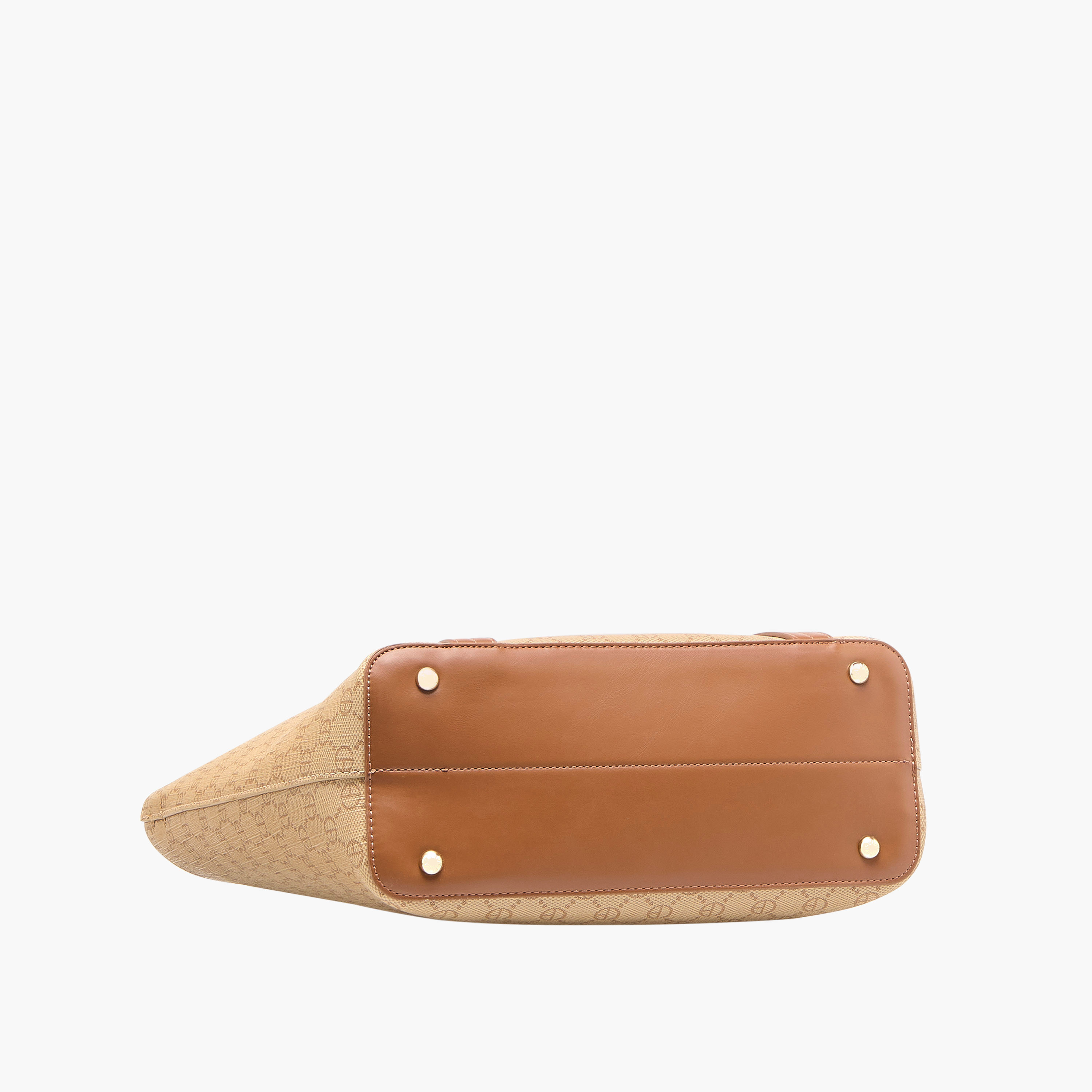 شنطة توتي بطبعات بمقابض مزدوجة مع محفظة بسحّاب دائري من كريسبيلا-women-bagsandwallets-handbags-image-8