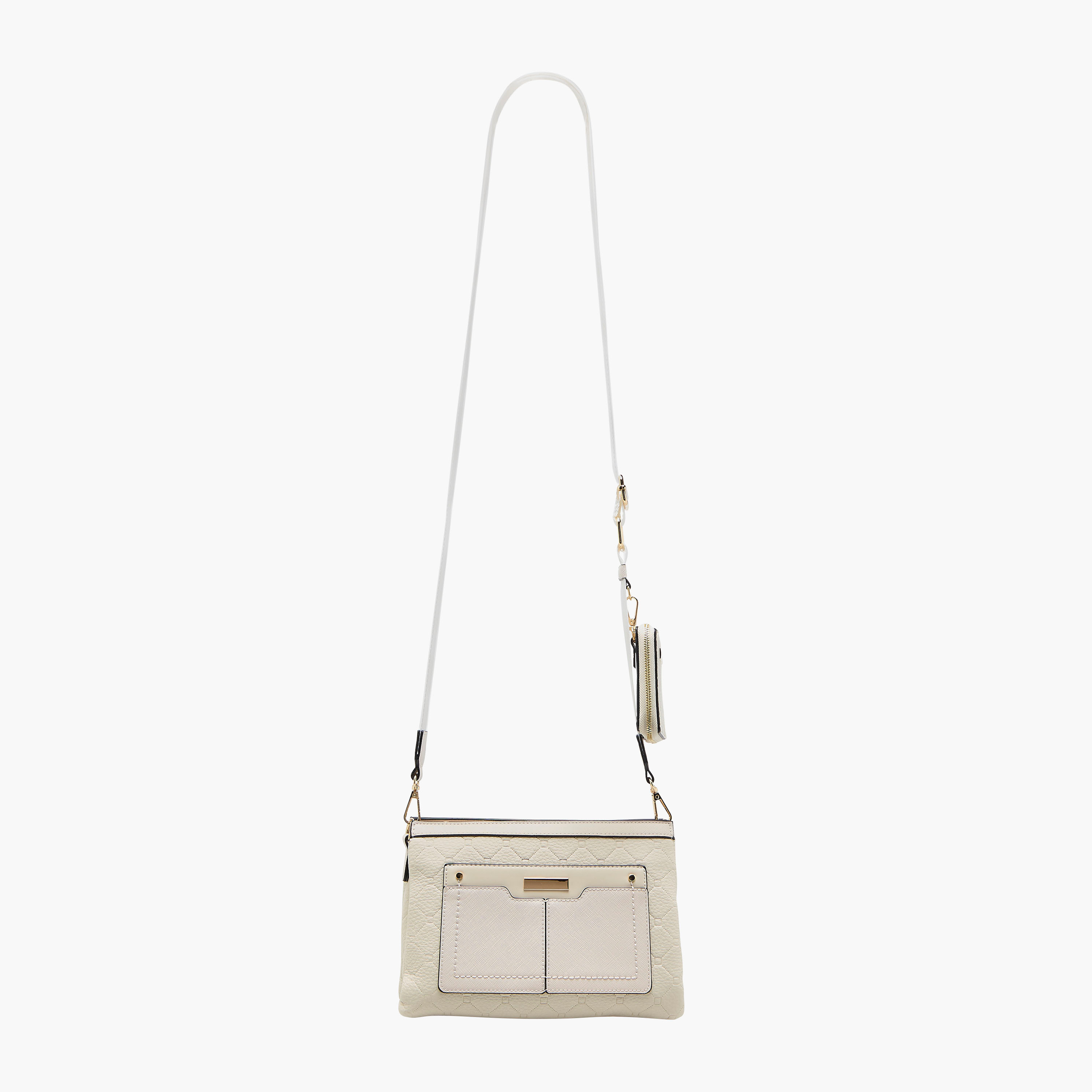 Sasha Embossed Crossbody Bag with Pouch-women-bagsandwallets-handbags-image-3
