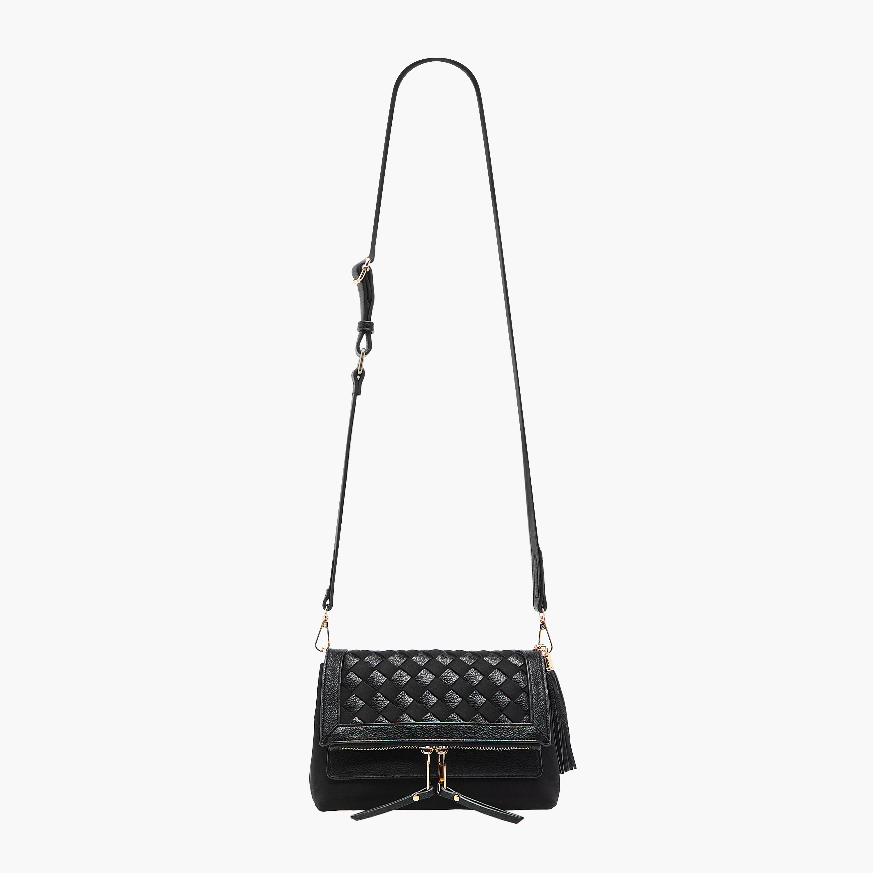 شنطة كروس بودي بارزة الملمس وزر إغلاق من ساشا-women-bagsandwallets-handbags-image-3