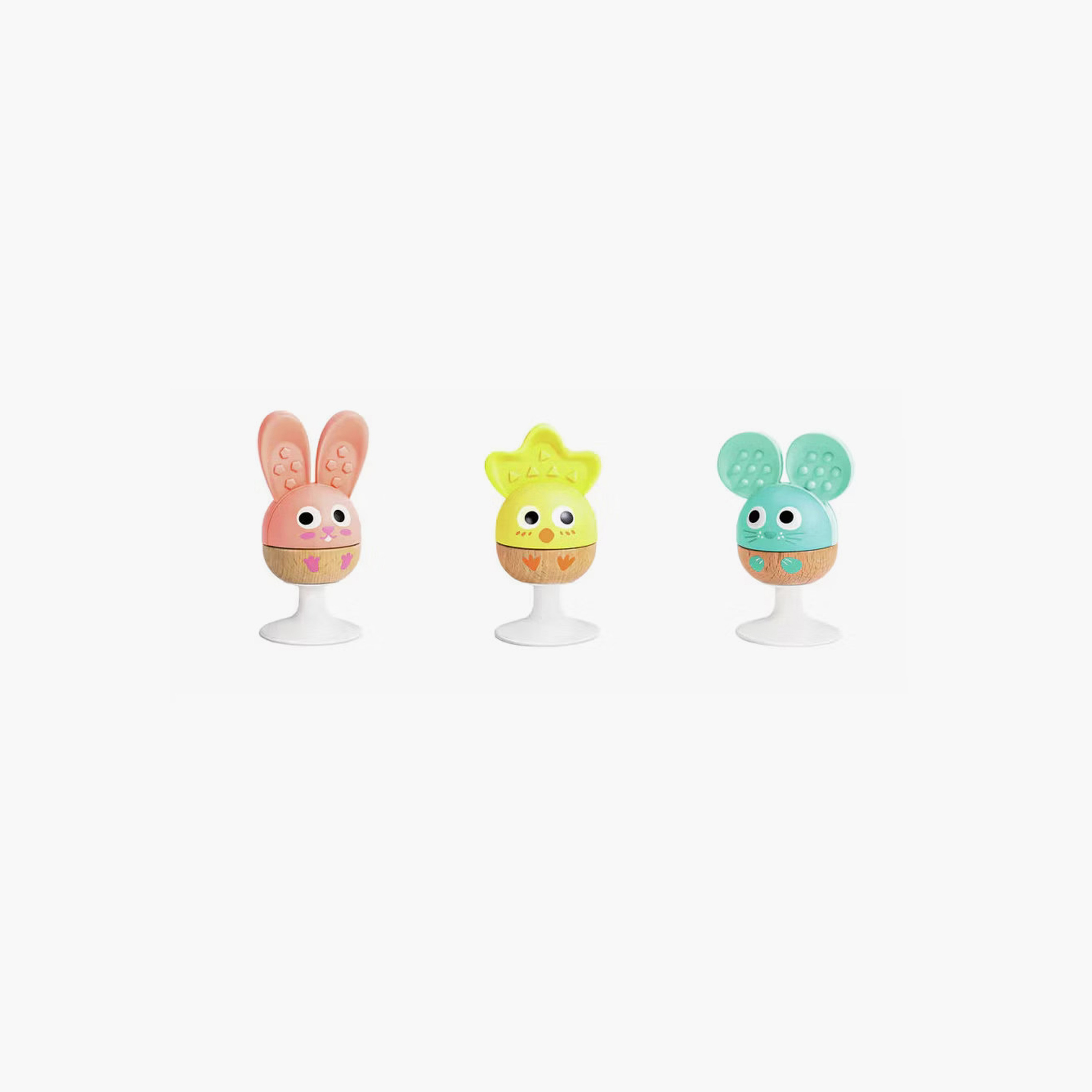 Hape Cherry Critter Rattle Trio - E0123-toys-babyandtoddlertoys-rattlesandteethers-image-1
