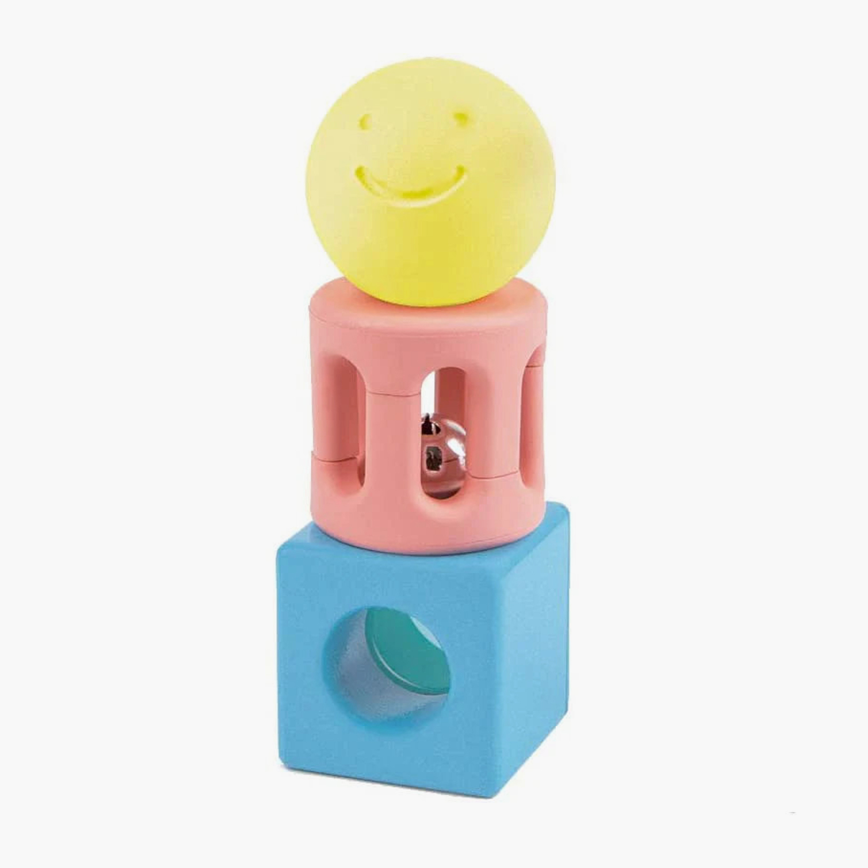 Hape 3-Piece Geometric Rattles-toys-babyandtoddlertoys-rattlesandteethers-image-1