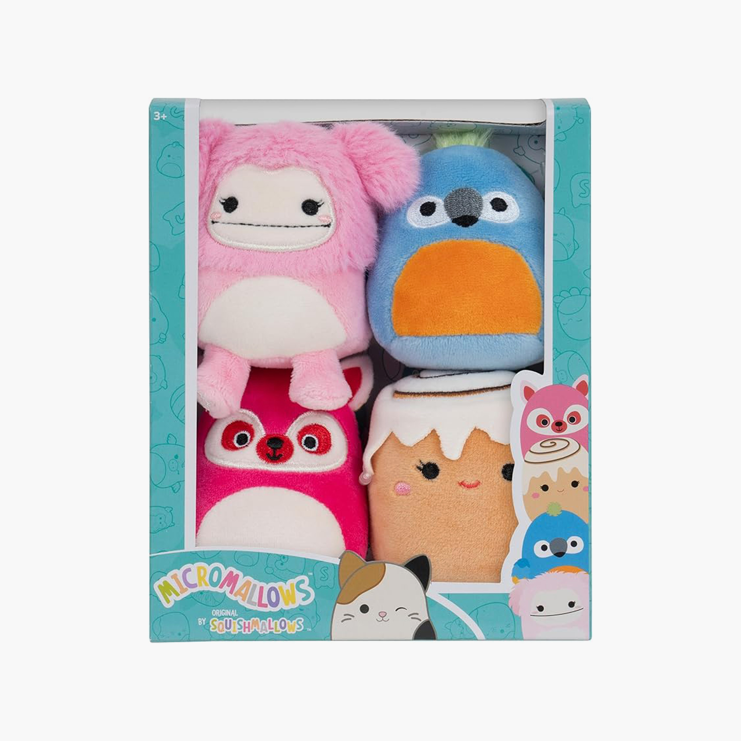 Squishmallows 4 Piece Animal Plush Micromallows - 6.5 cm-toys-plushsofttoys-animals-image-8