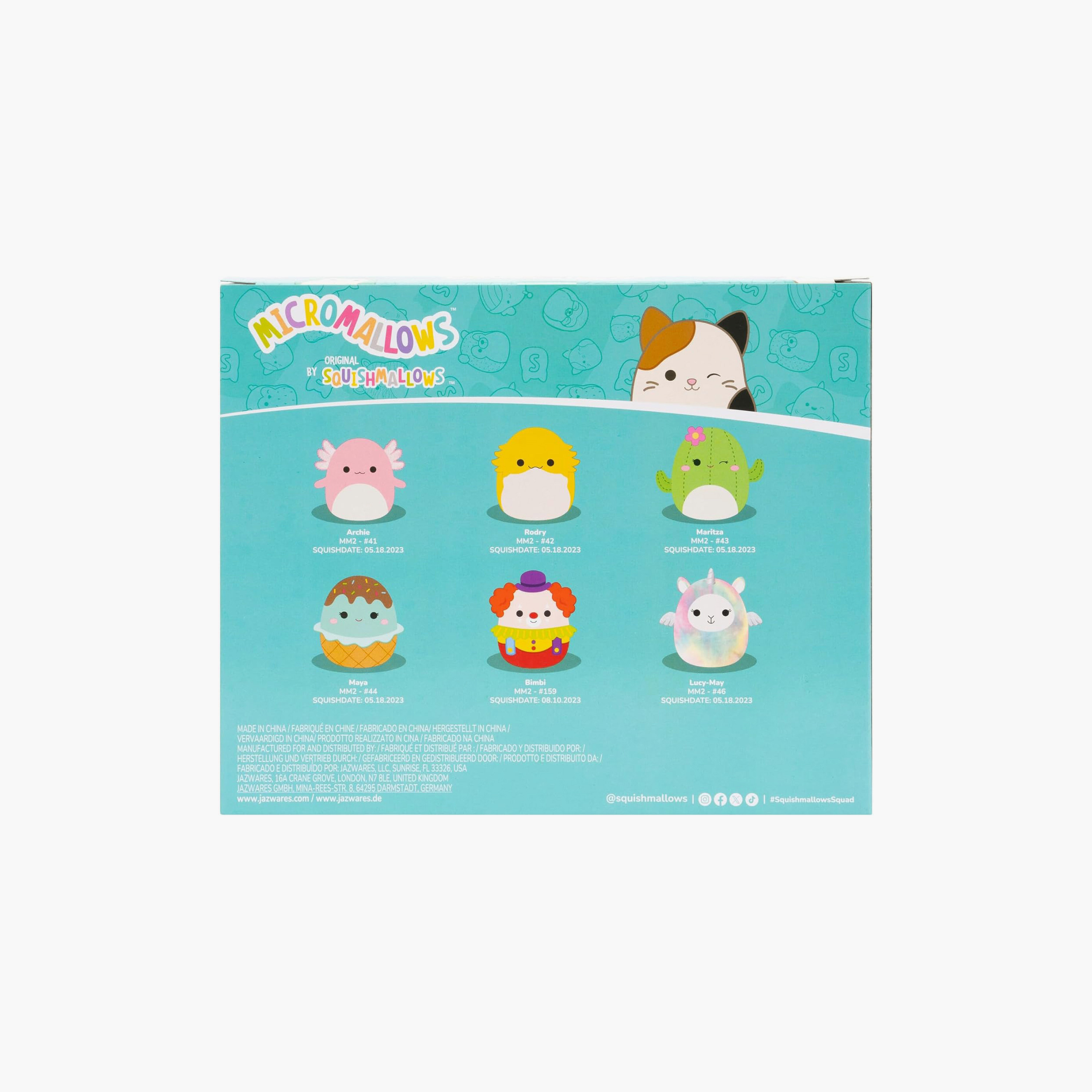 6 قطع سكويشمالوز قطيفة حيوانات ميكرومالوز - 6.5 سم-toys-plushsofttoys-animals-image-2