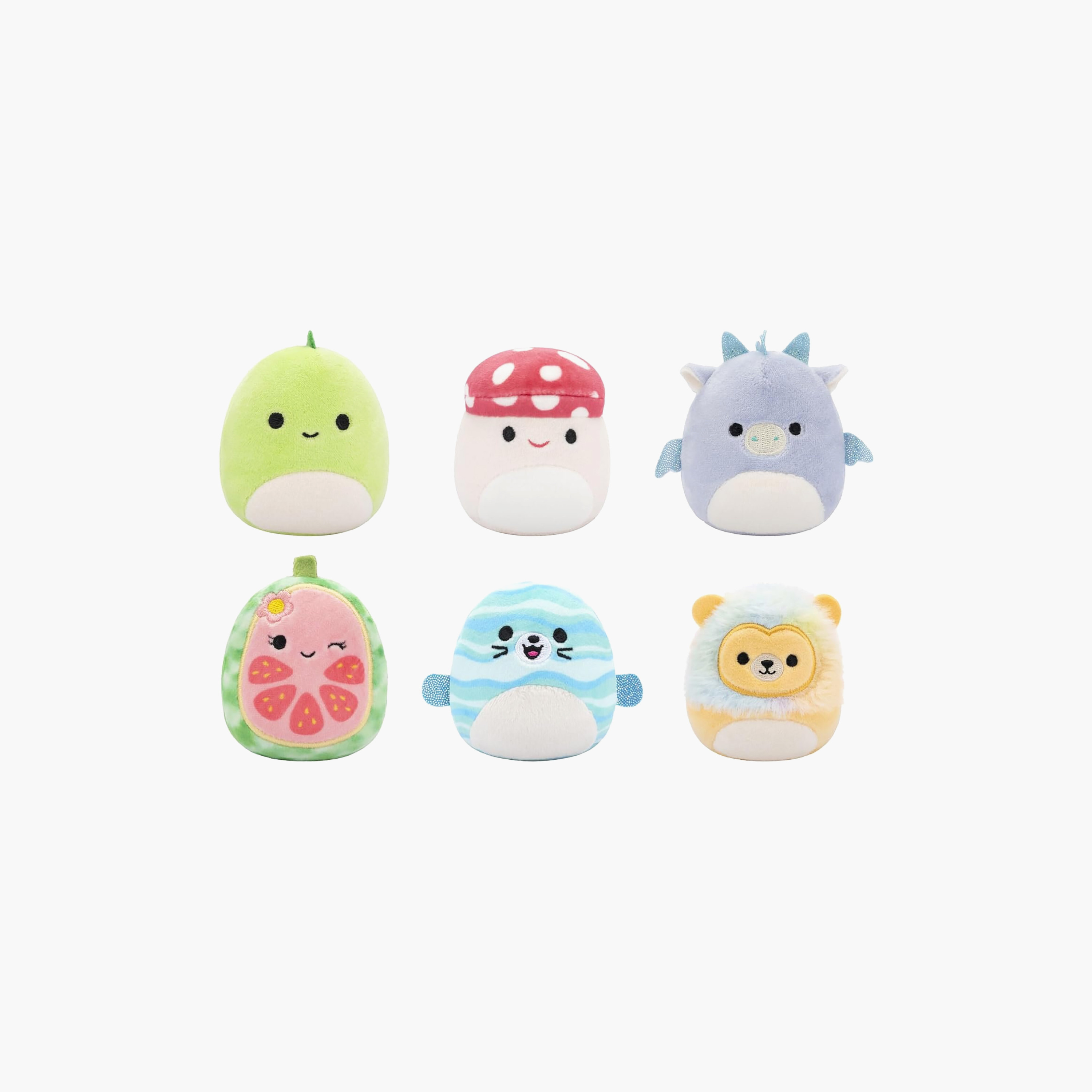Squishmallows 6-Piece Plush Micromellows - 2.5 Inch-toys-plushsofttoys-cartooncharacters-image-1