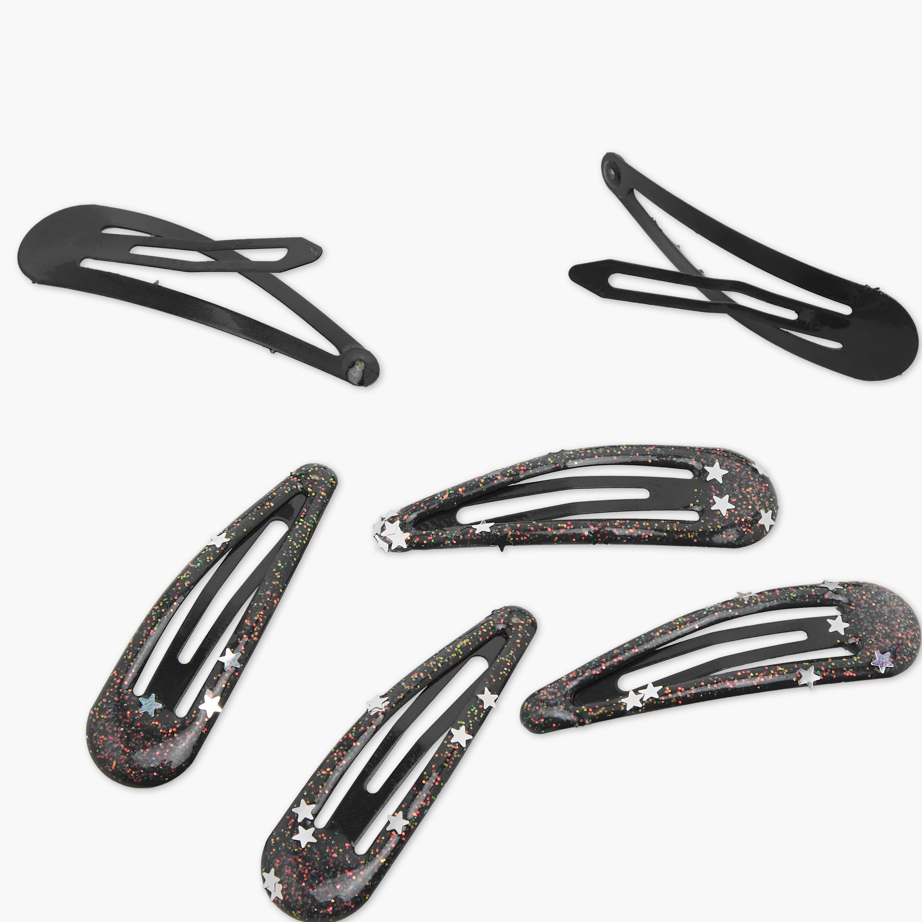 Charmz Star Print Hair Clip - Set of 6-girls-accessories-hairaccessories-image-3