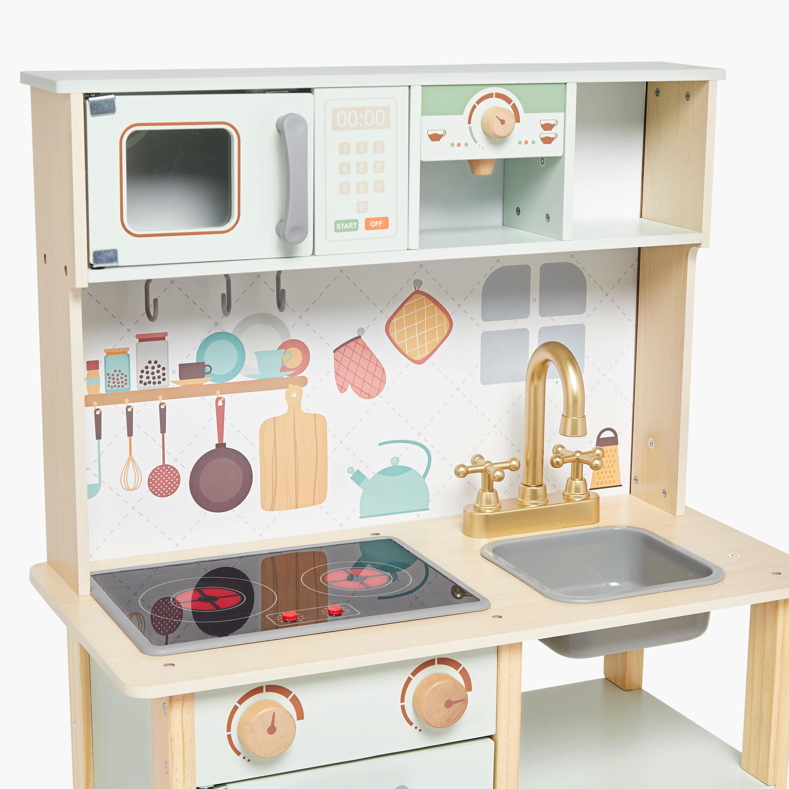 طقم مطبخ لعب خشبي من جونيورز-toys-roleplay-kitchensets-image-12