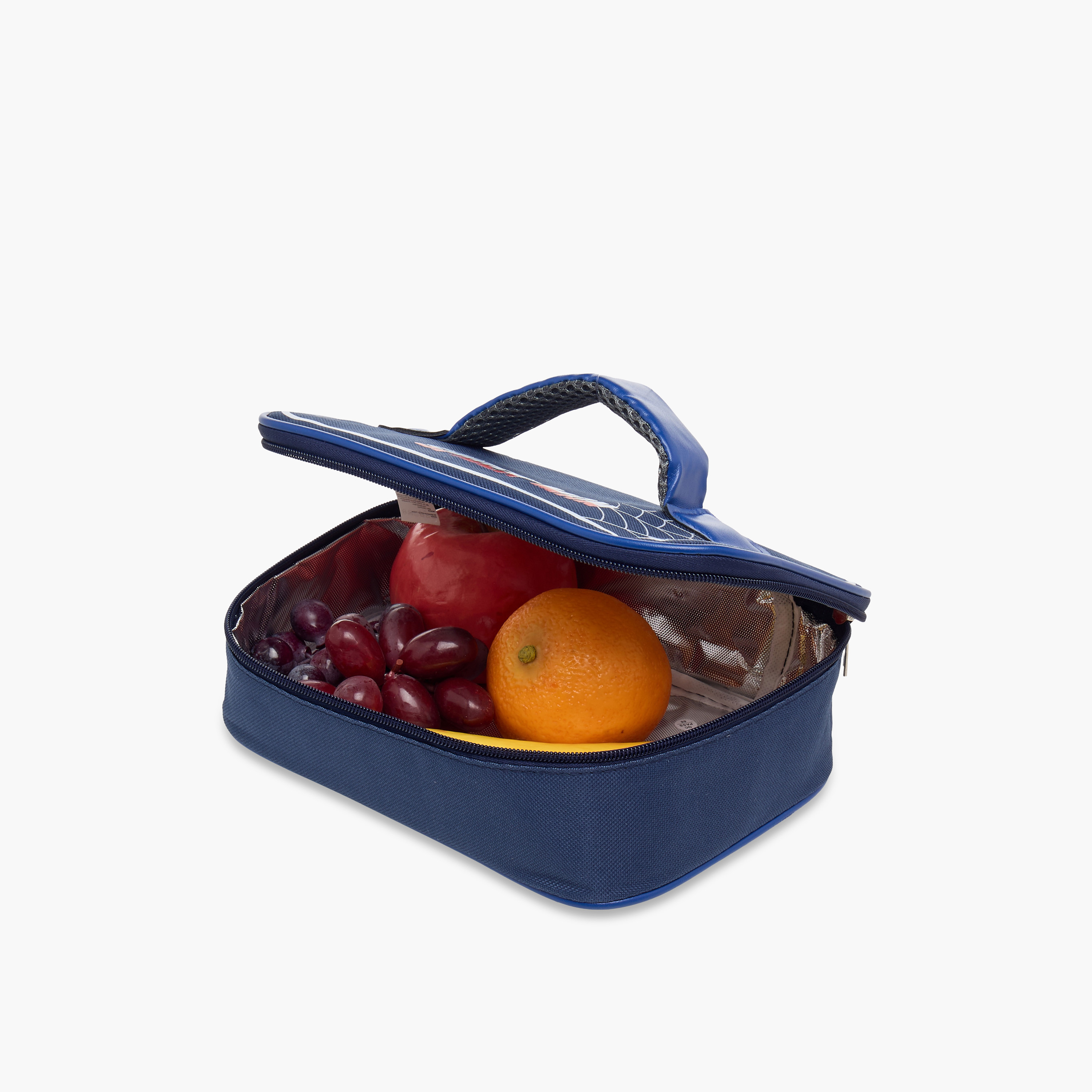 Disney Spider-Man Print Lunch Bag with Zip Closure and Handle-school-lunchessentials-lunchbags-image-8