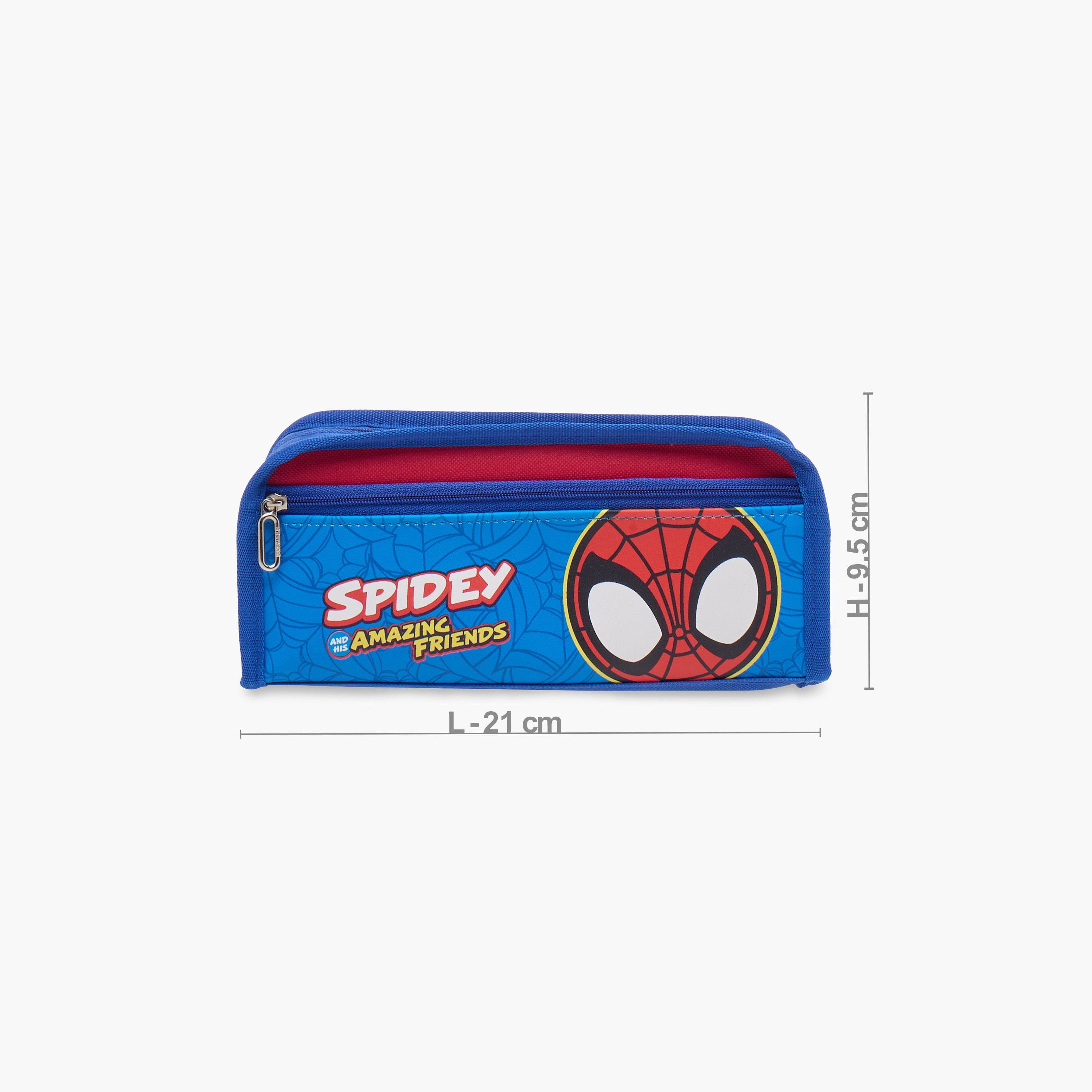 Disney Spider-Man Print Pencil Pouch with Zip Closure-school-stationery-pencilcases-image-2