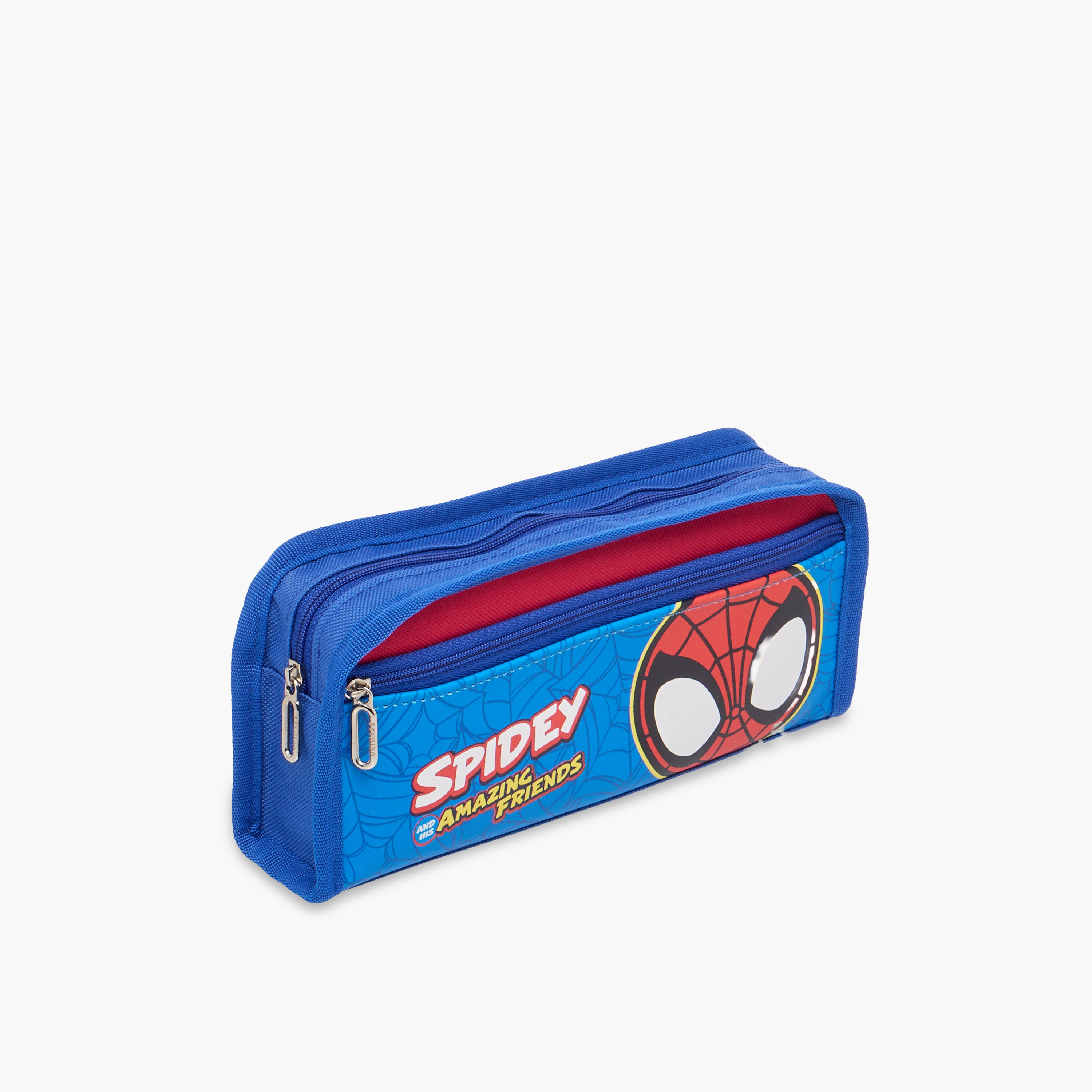 Disney Spider-Man Print Pencil Pouch with Zip Closure-school-stationery-pencilcases-image-3