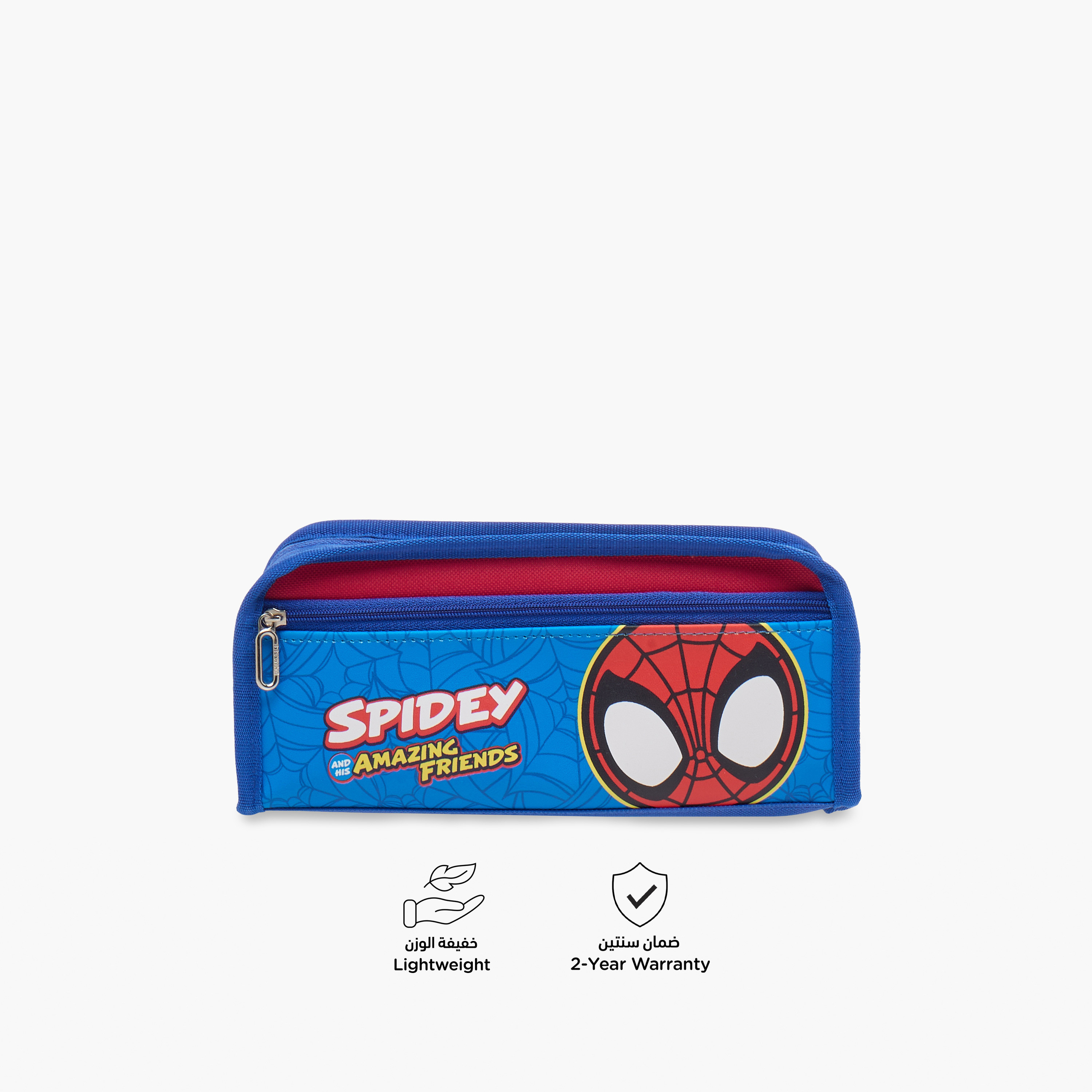 Disney Spider-Man Print Pencil Pouch with Zip Closure-school-stationery-pencilcases-image-4