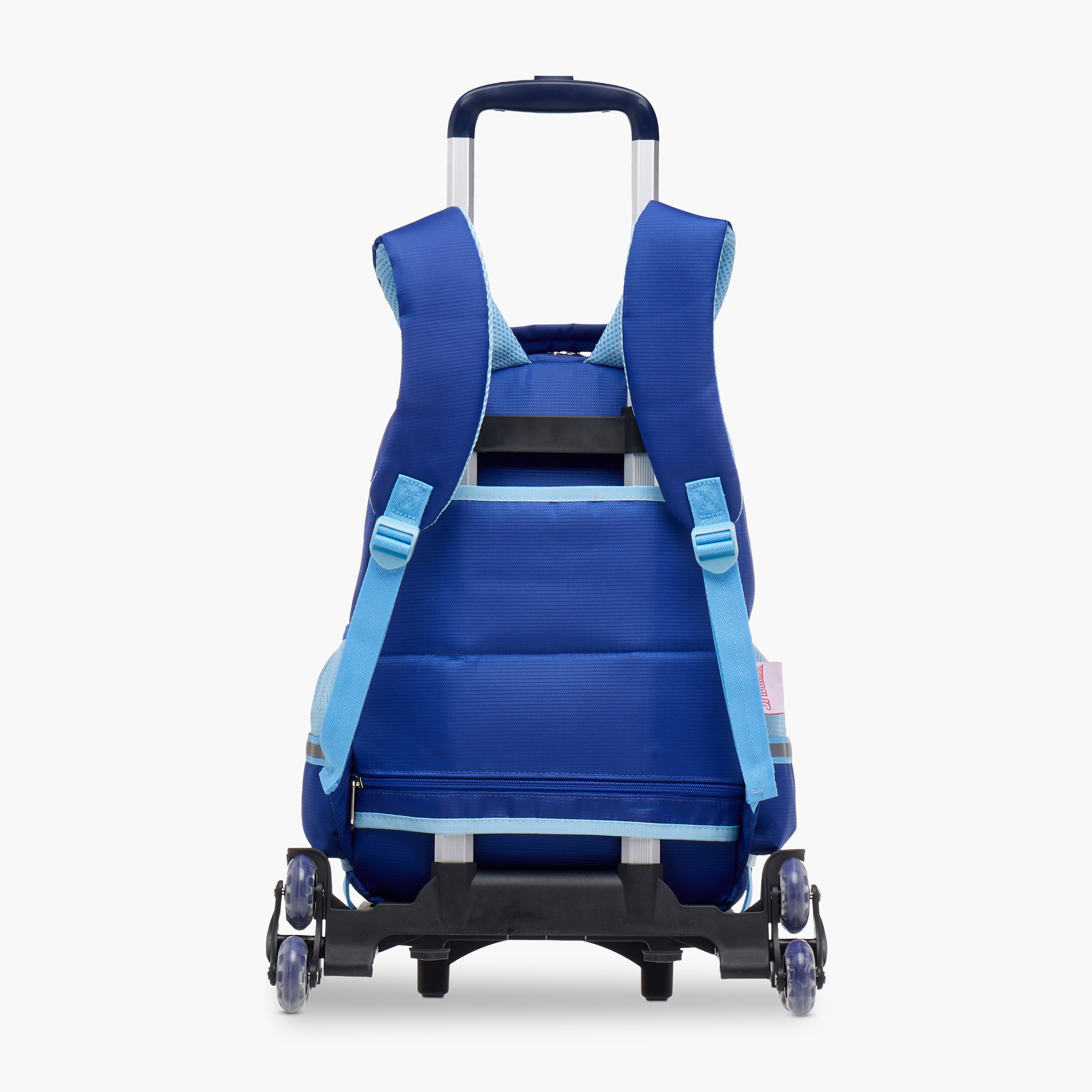 Disney Spider-Man Print Trolley Backpack with Retractable Handle - 16 inches-school-bagsandbackpacks-trolleybags-image-4